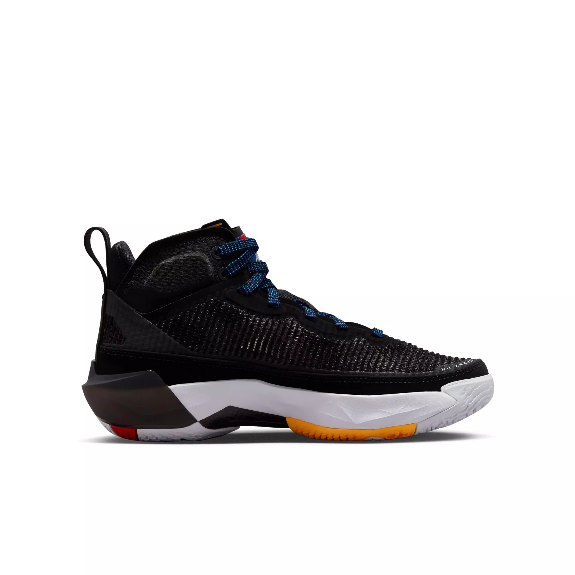 Jordan XXXVII "Nothing But Net" Grade School Kids' Basketball Shoe - BLACK/WHITE/UNIVERSITY RED