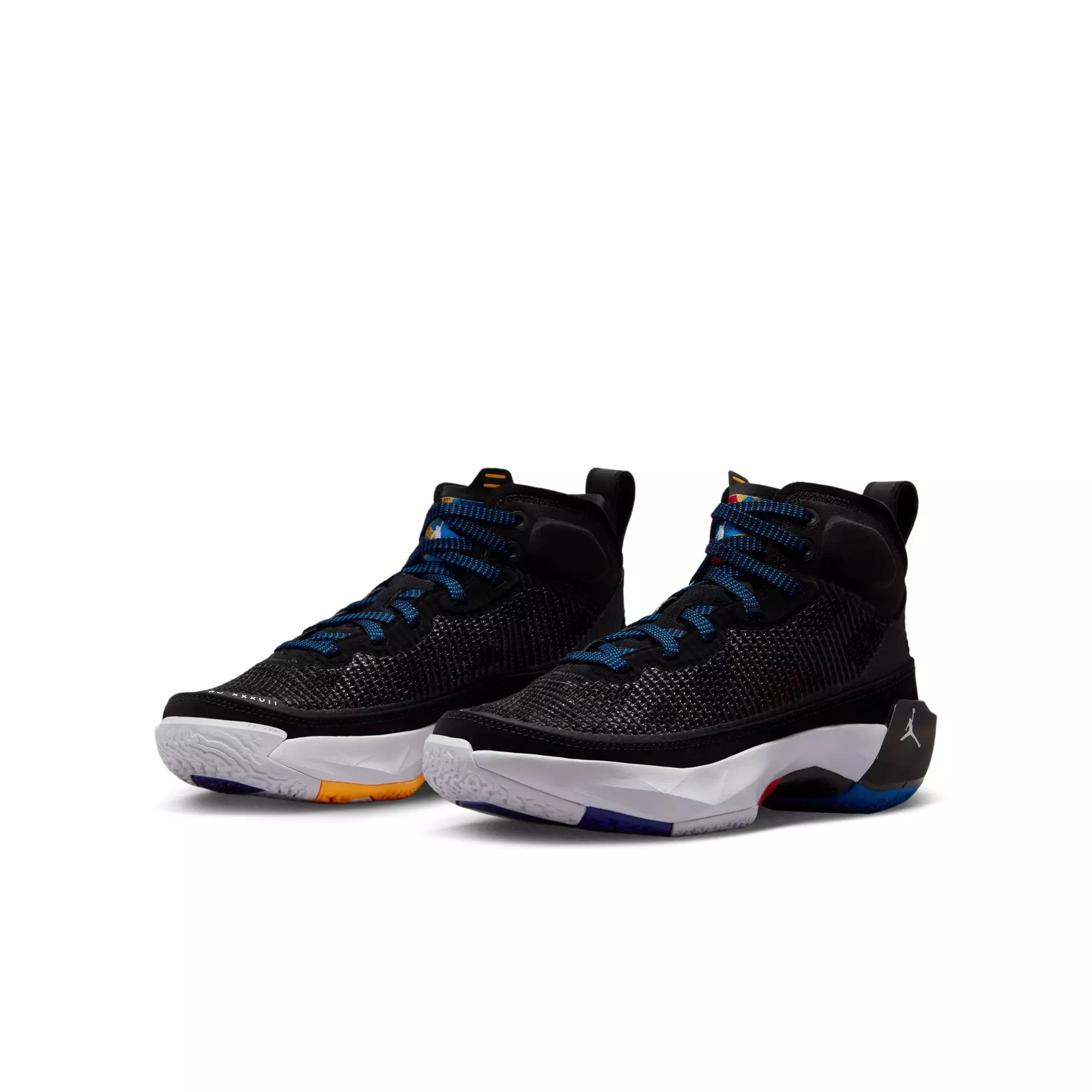 Jordan XXXVII "Nothing But Net" Grade School Kids' Basketball Shoe - BLACK/WHITE/UNIVERSITY RED