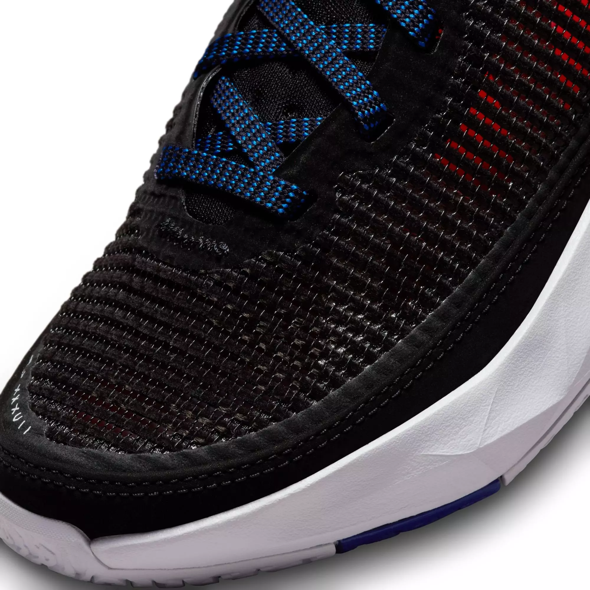 Jordan XXXVII "Nothing But Net" Grade School Kids' Basketball Shoe - BLACK/WHITE/UNIVERSITY RED