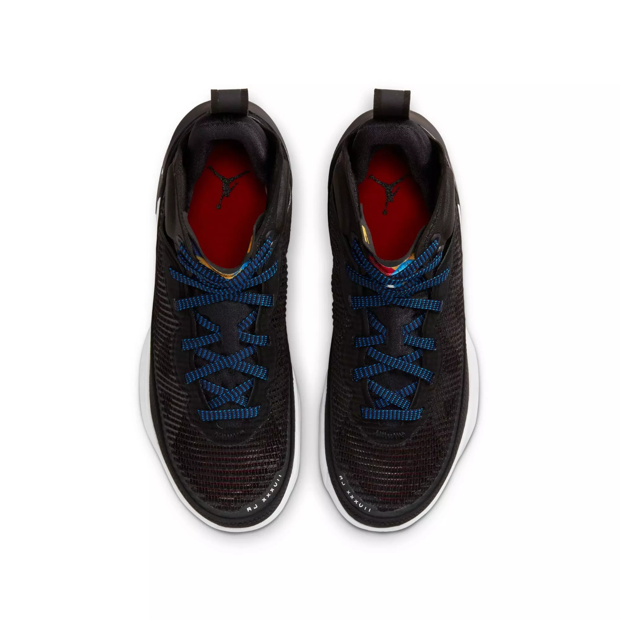 Jordan XXXVII "Nothing But Net" Grade School Kids' Basketball Shoe - BLACK/WHITE/UNIVERSITY RED