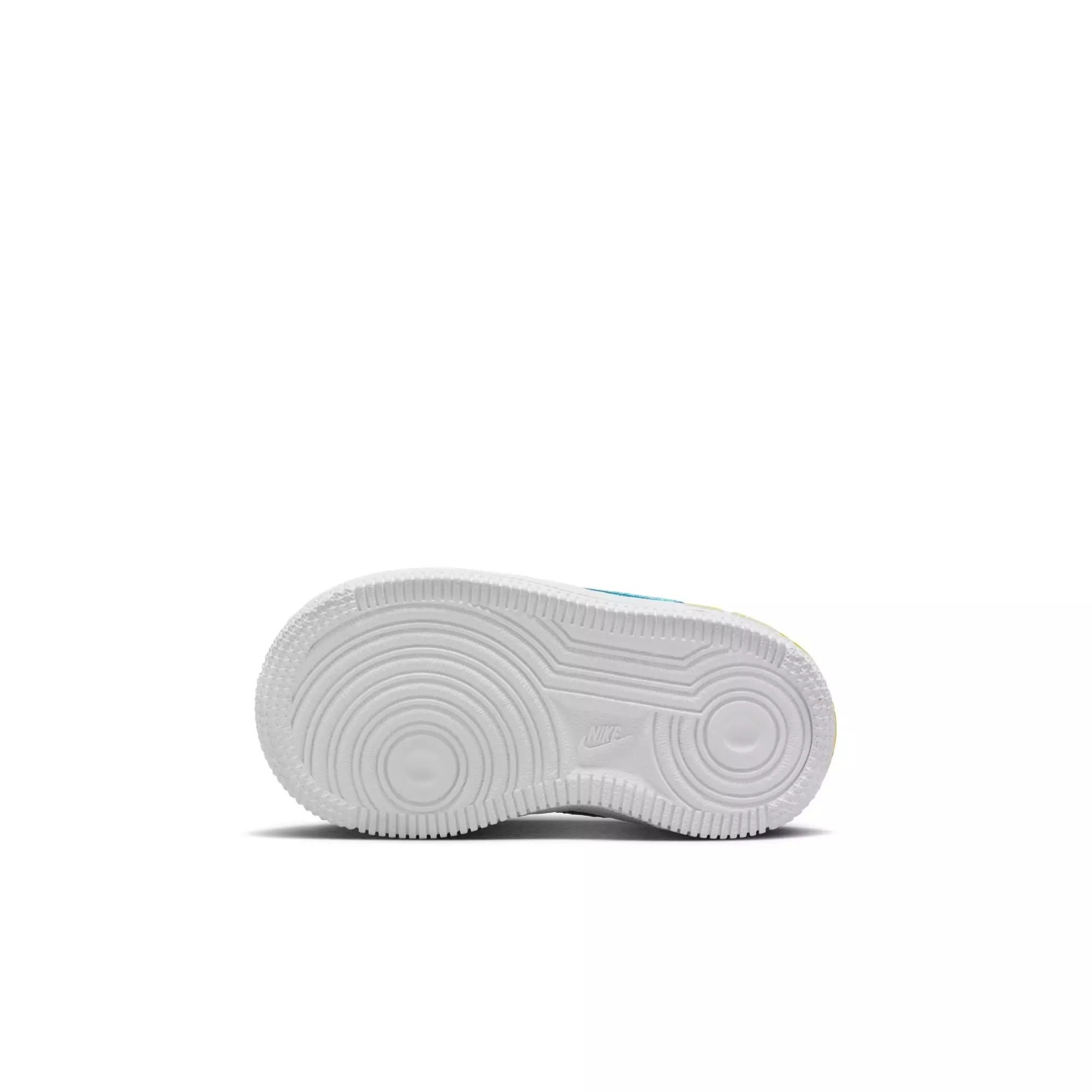 Nike Air Force 1 LV8 "White/Baltic Blue/Action Green" Toddler Boys' Shoe - WHITE/BLUE