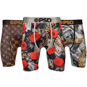 PSD Men's Multicolor High Places Boxer Briefs Underwear