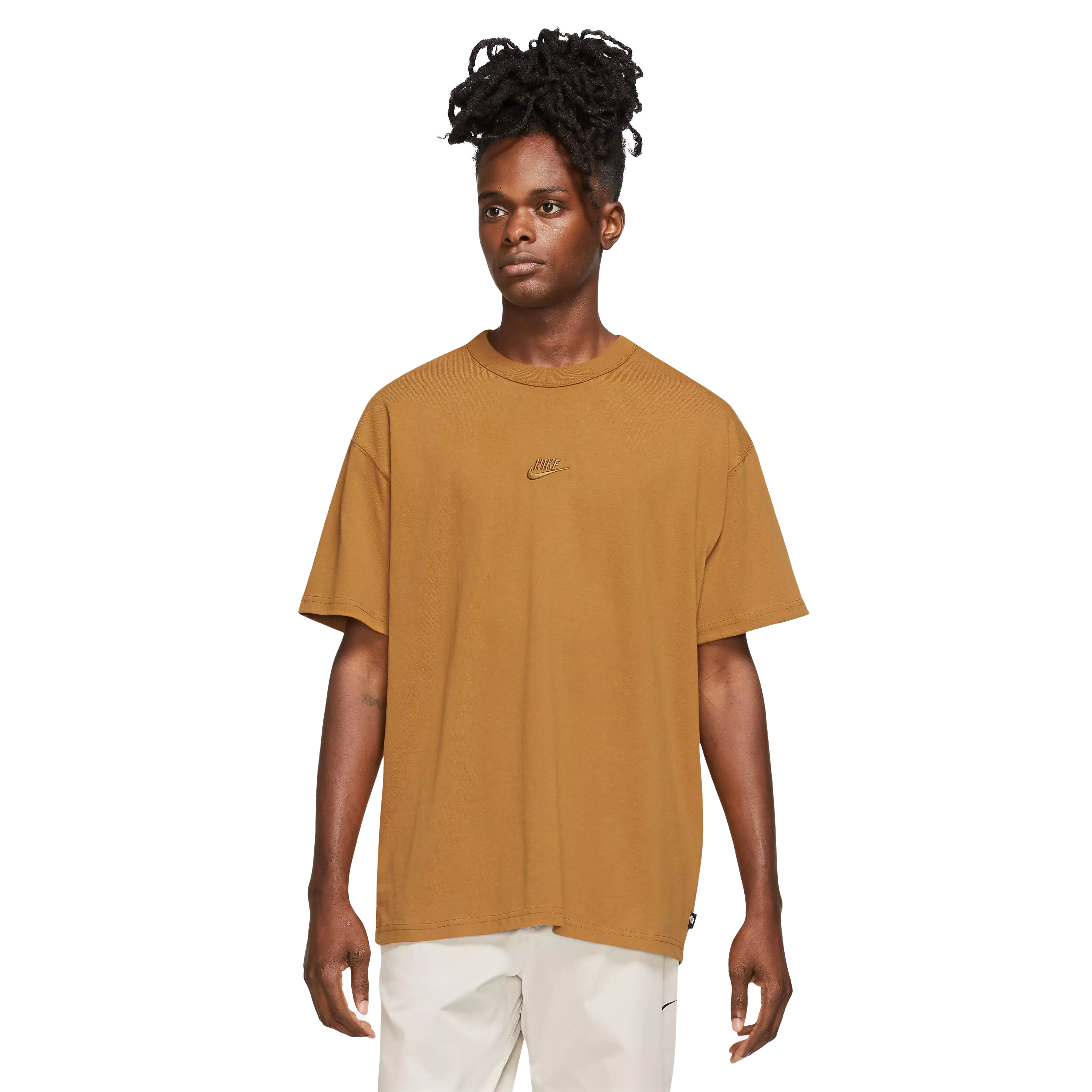 Nike Men's Sportswear Premium Essentials Tee-Orange - ORANGE