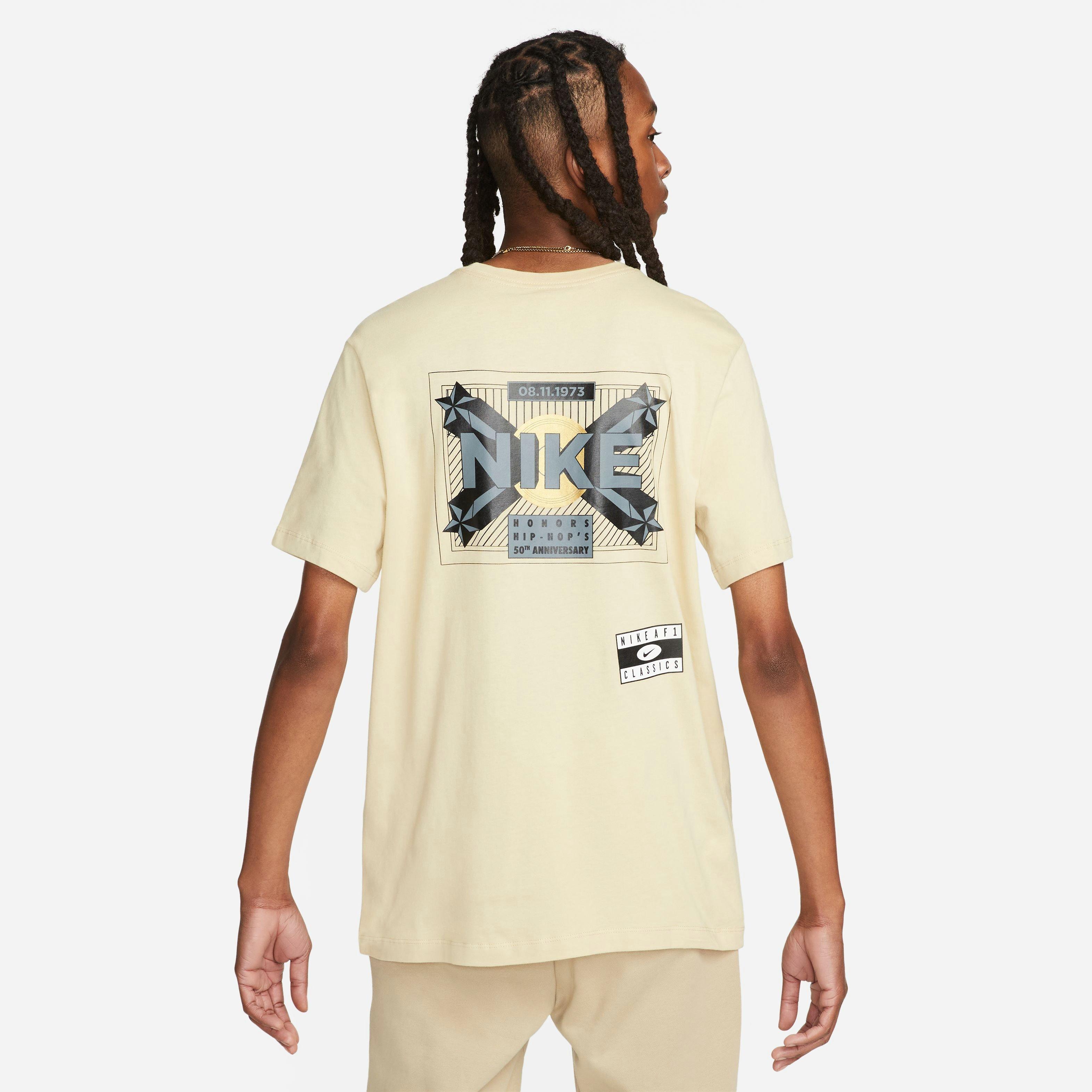 Nike Men's Sportswear "50 Years of Hip Hop" Tee - TAN Thumbnail View 2