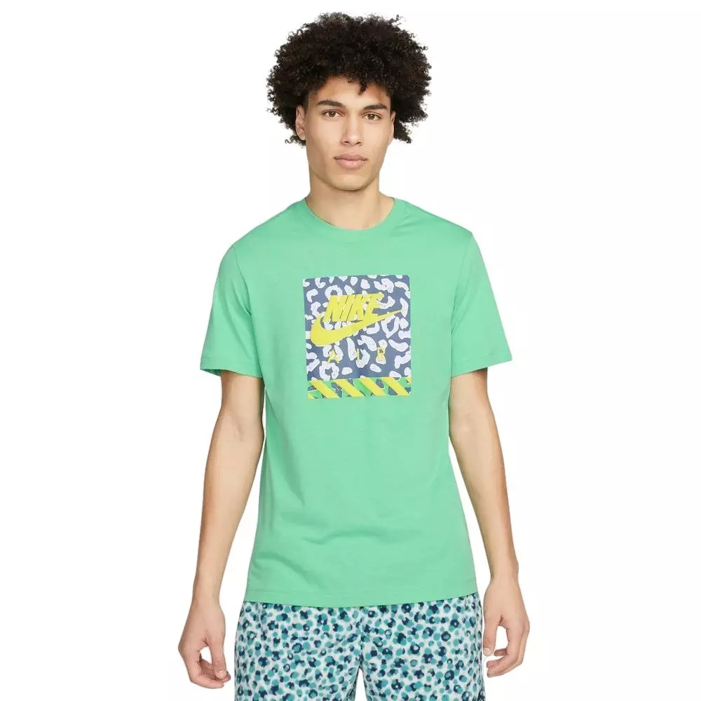 Nike Men's Sportswear Brandriffs Tee - Spring Green - GREEN