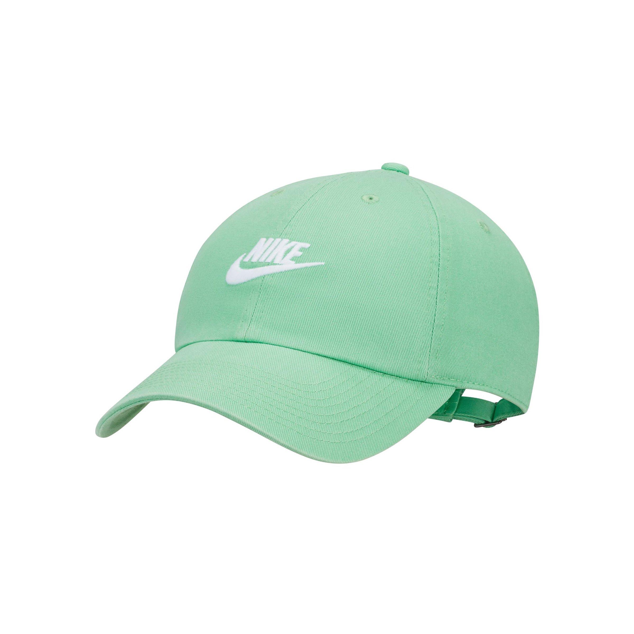 Nike Sportswear Heritage86 Futura Washed Adjustable Hat - Green - GREEN Thumbnail View 1