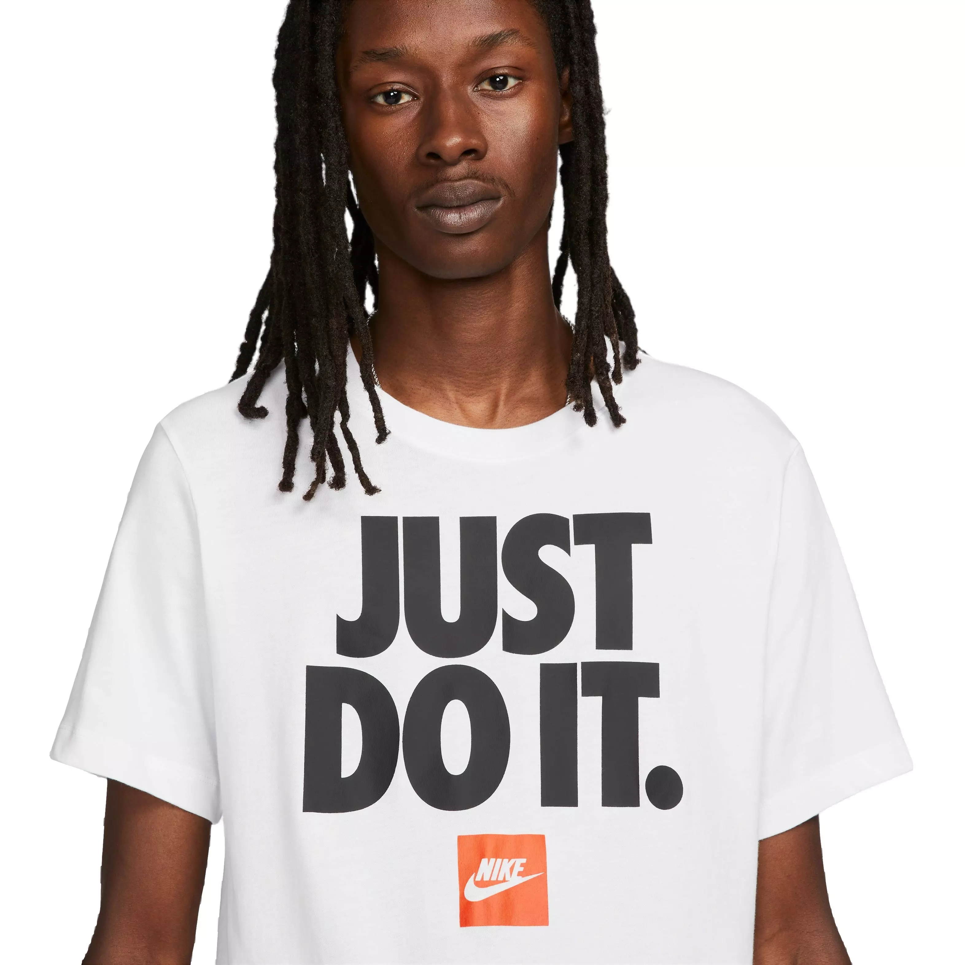 Nike Men's Sportswear JDI Verbiage Tee-White - WHITE