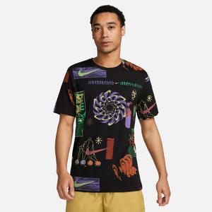 Nike Men's Sportswear Festival All Over Print Tee-Black