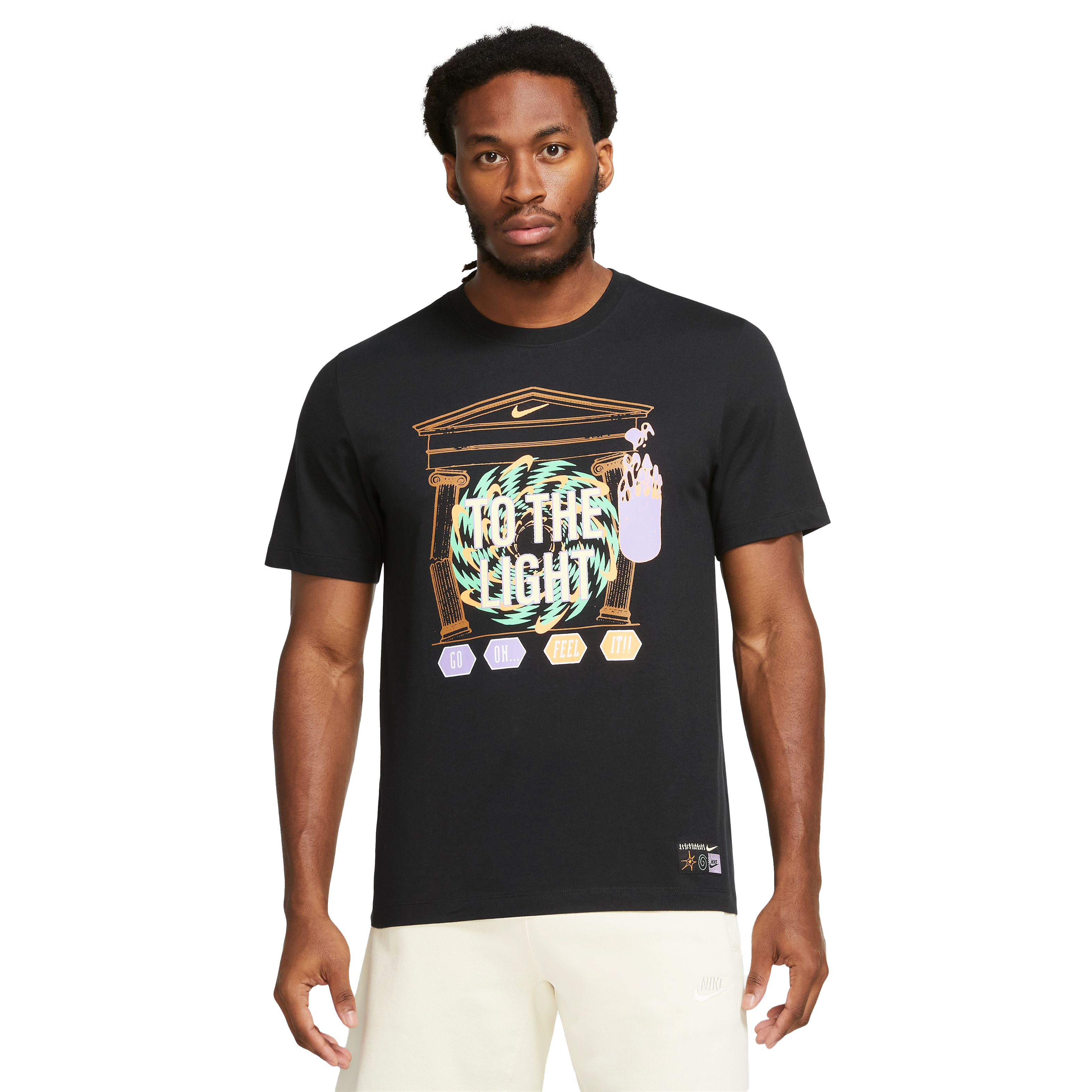 Nike Men's Sportswear Festival Graphic Tee-Black - BLACK Thumbnail View 1