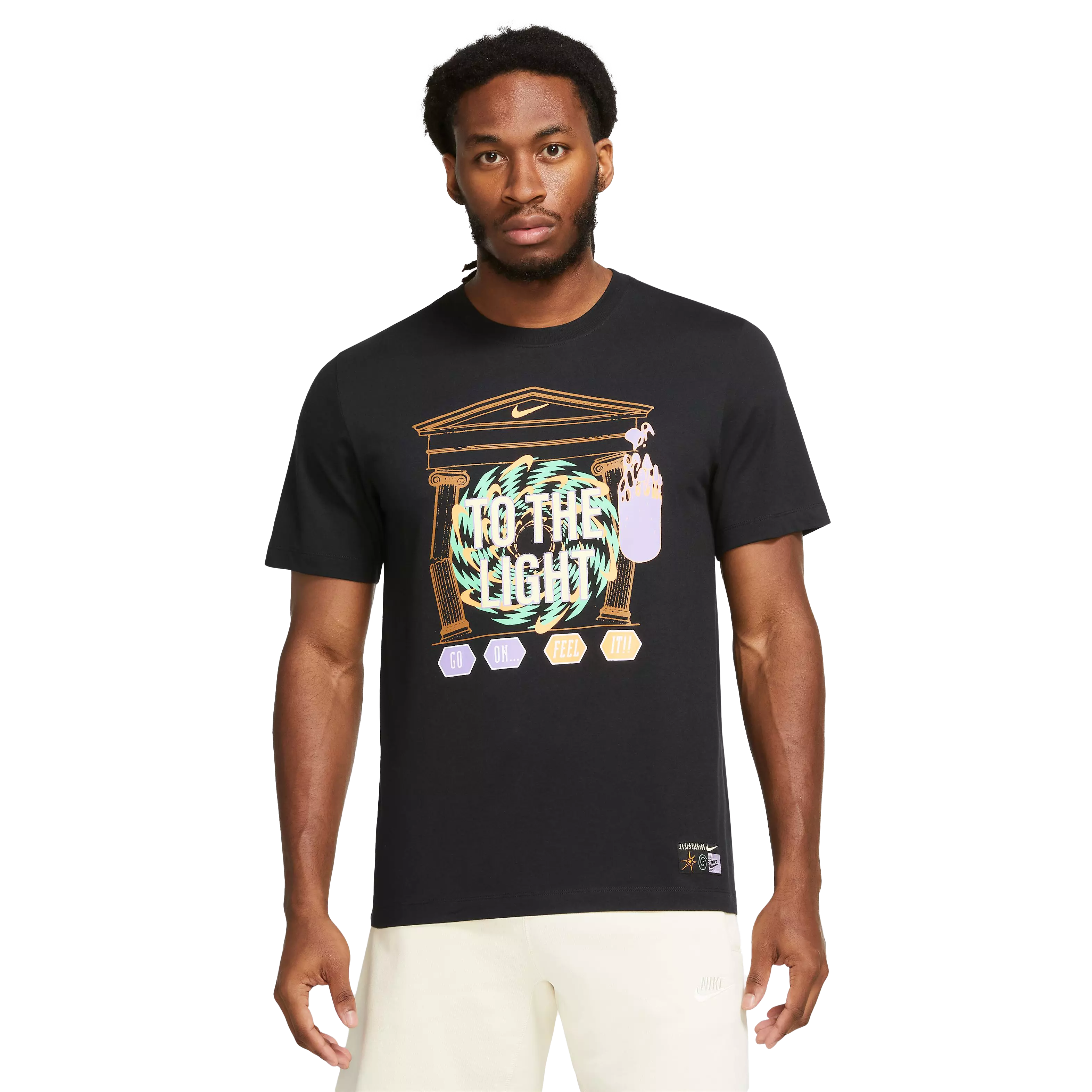 Nike Men's Sportswear Festival Graphic Tee-Black - BLACK