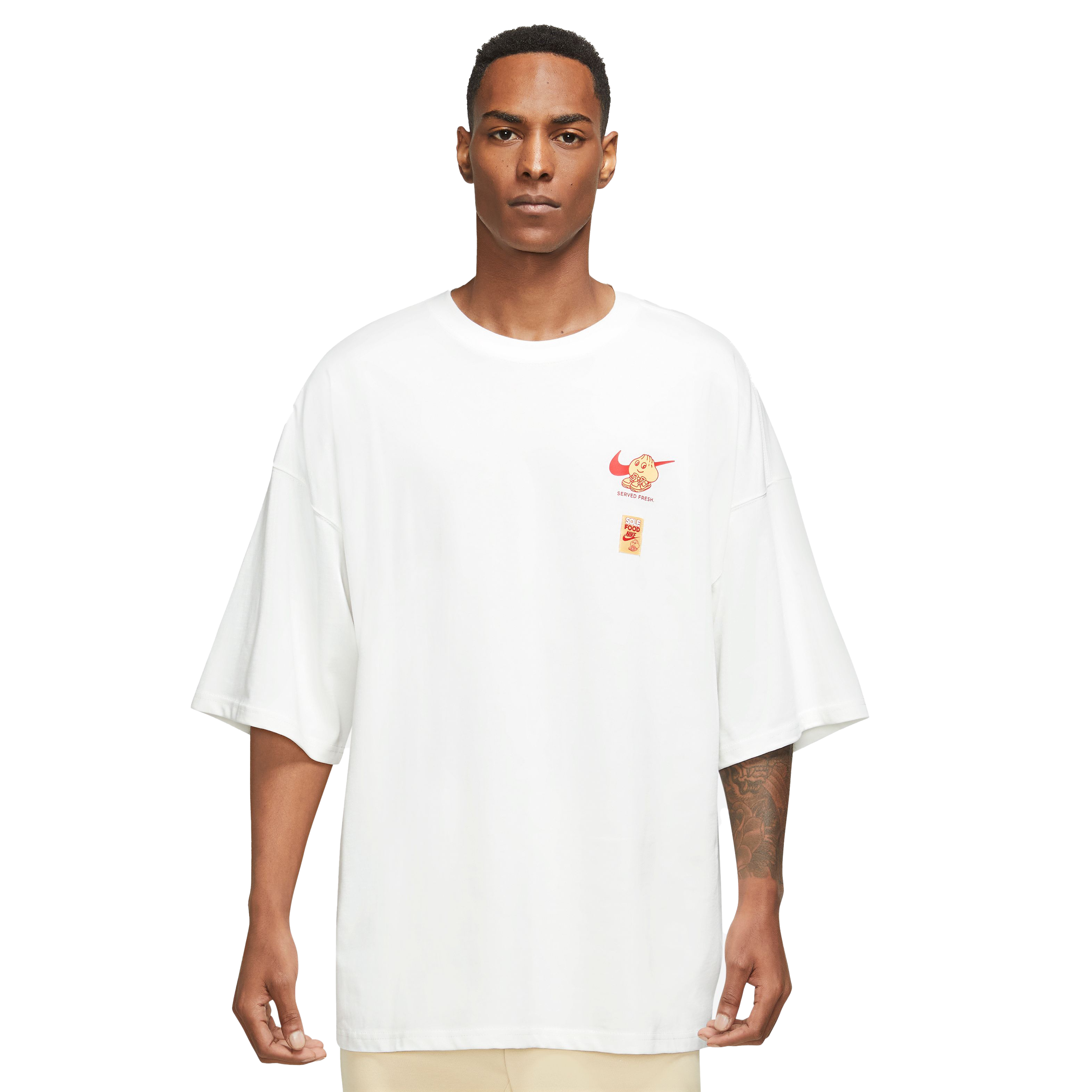 Nike Men's Sportswear Sole Food Tee-White - Hibbett | City Gear