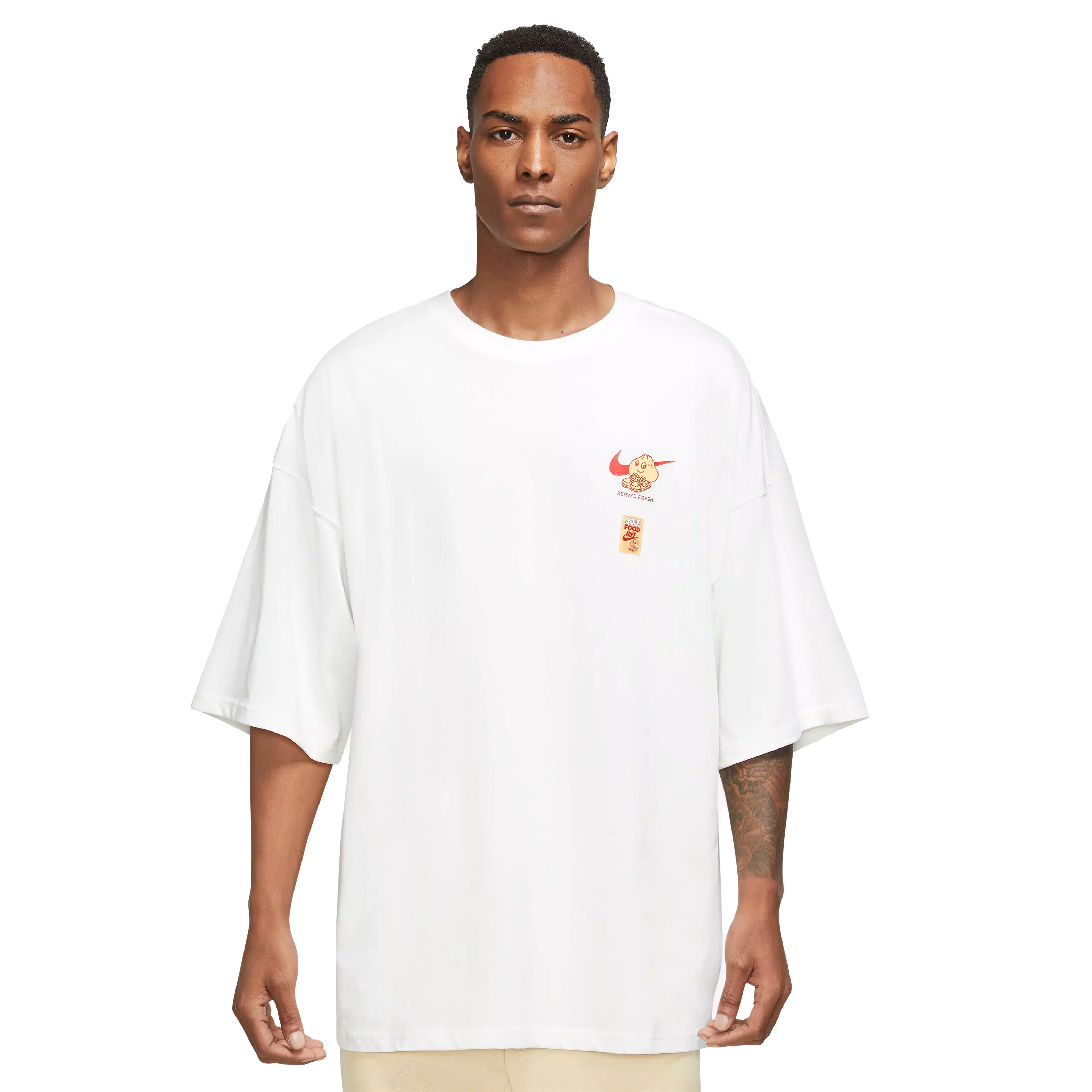 Nike Men's Sportswear Sole Food Tee-White - WHITE