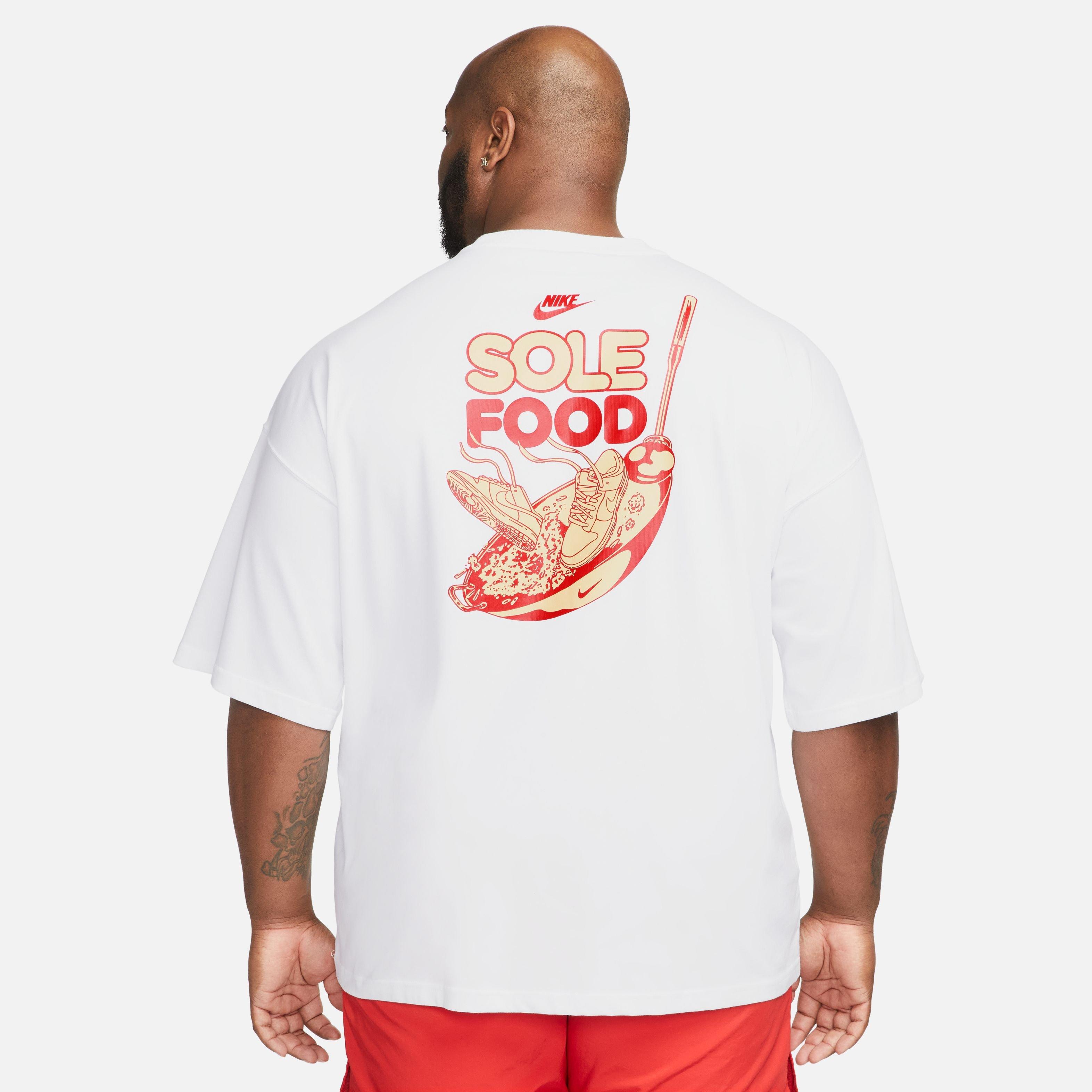 Nike Men's Sportswear Sole Food Tee-White - Hibbett | City Gear