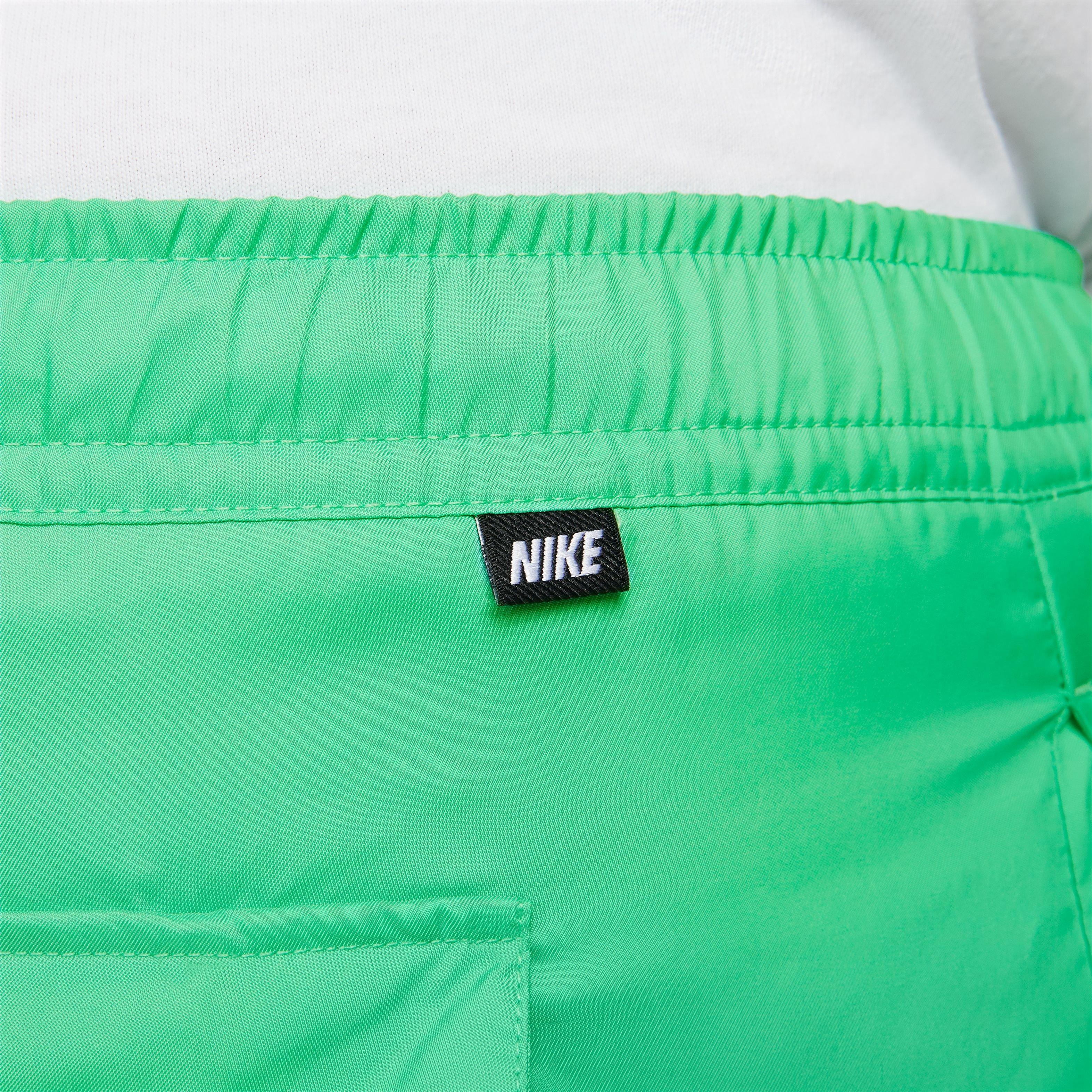 Nike Men's Sportswear Sport Essentials Woven Lined Flow Shorts-Green - GREEN Thumbnail View 10