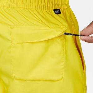 Nike Men's Sportswear Sport Essentials Woven Lined Flow Shorts-Yellow