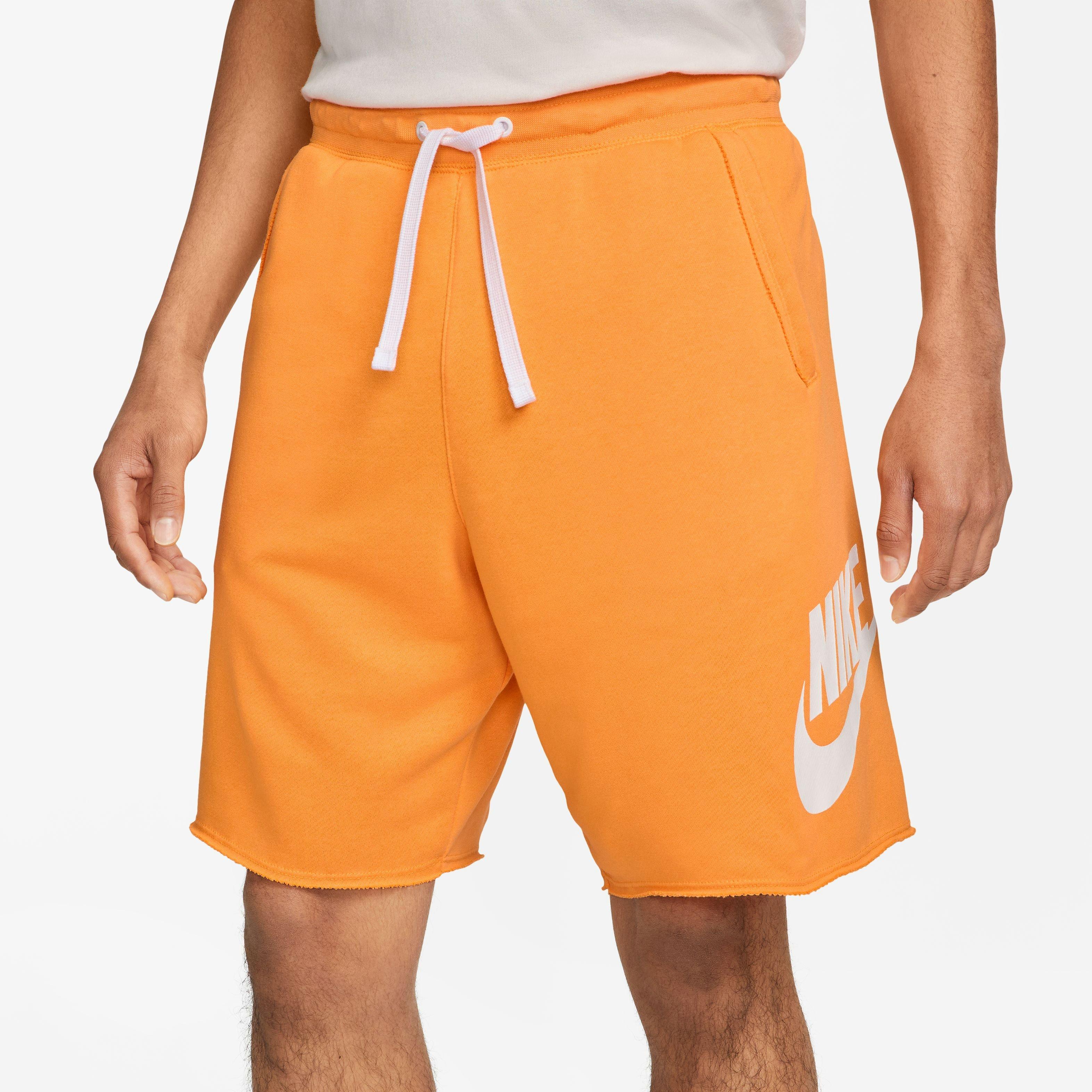 Orange cheap shorts nike