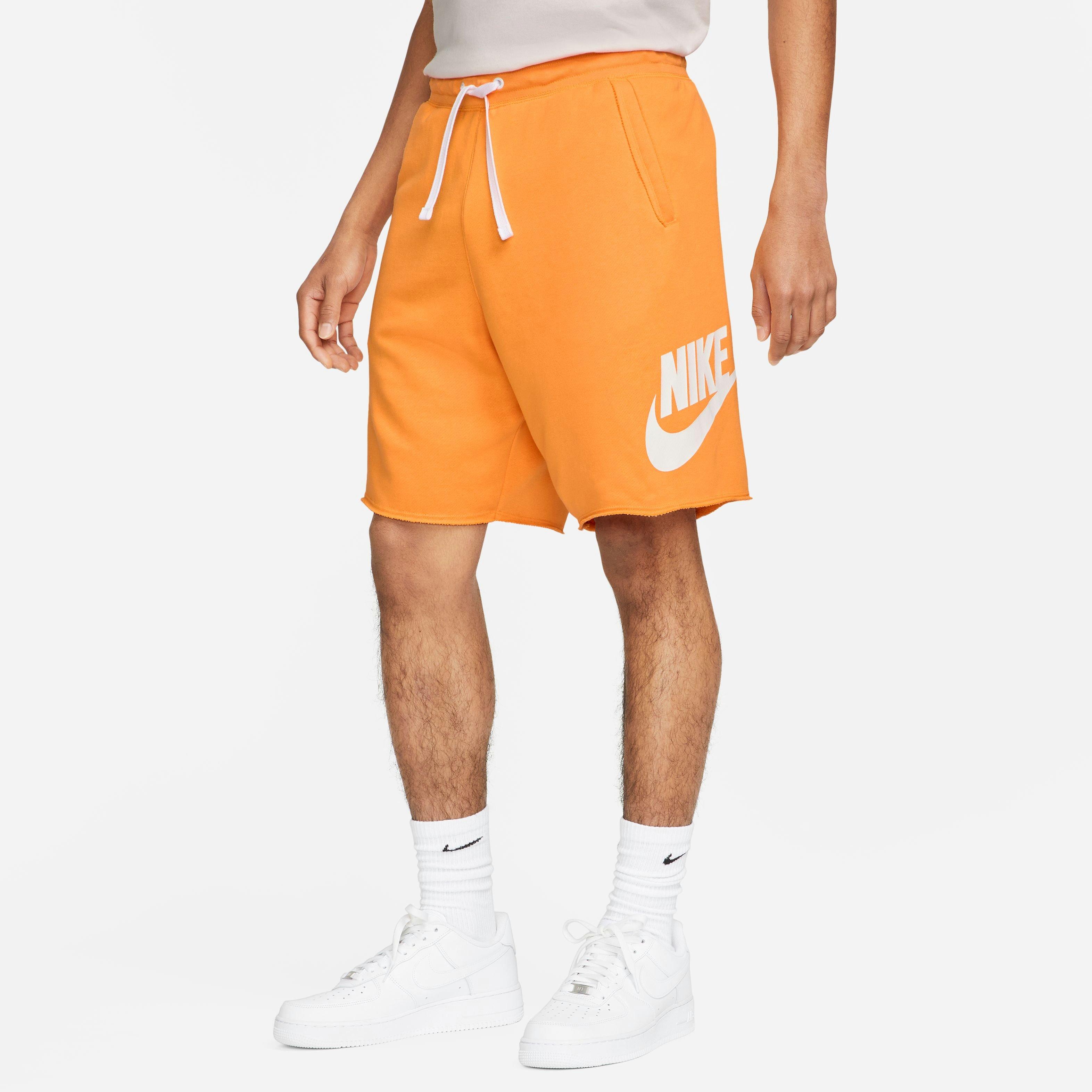 Nike Club Fleece Sweat Shorts in Orange for Men