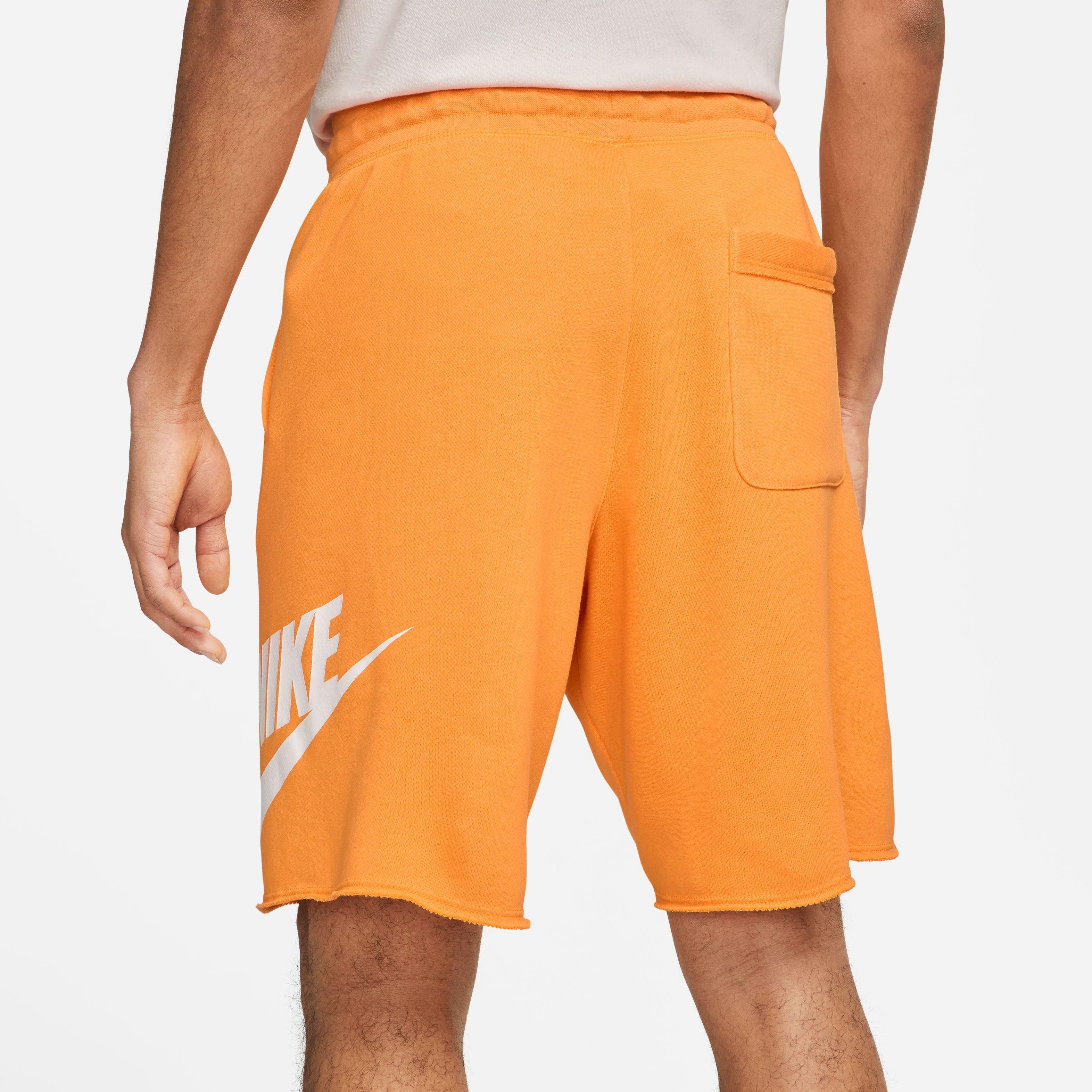 Orange nike store shorts for men