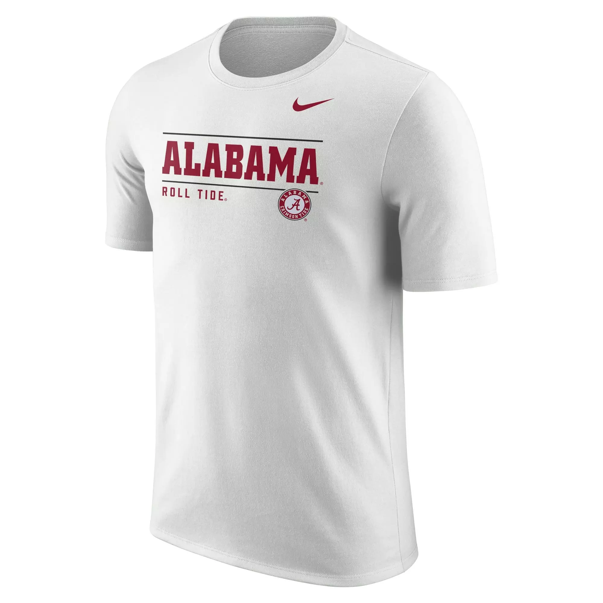 Nike Men's Alabama Crimson Tide Gridiron Football Short Sleeve Tee - GREY