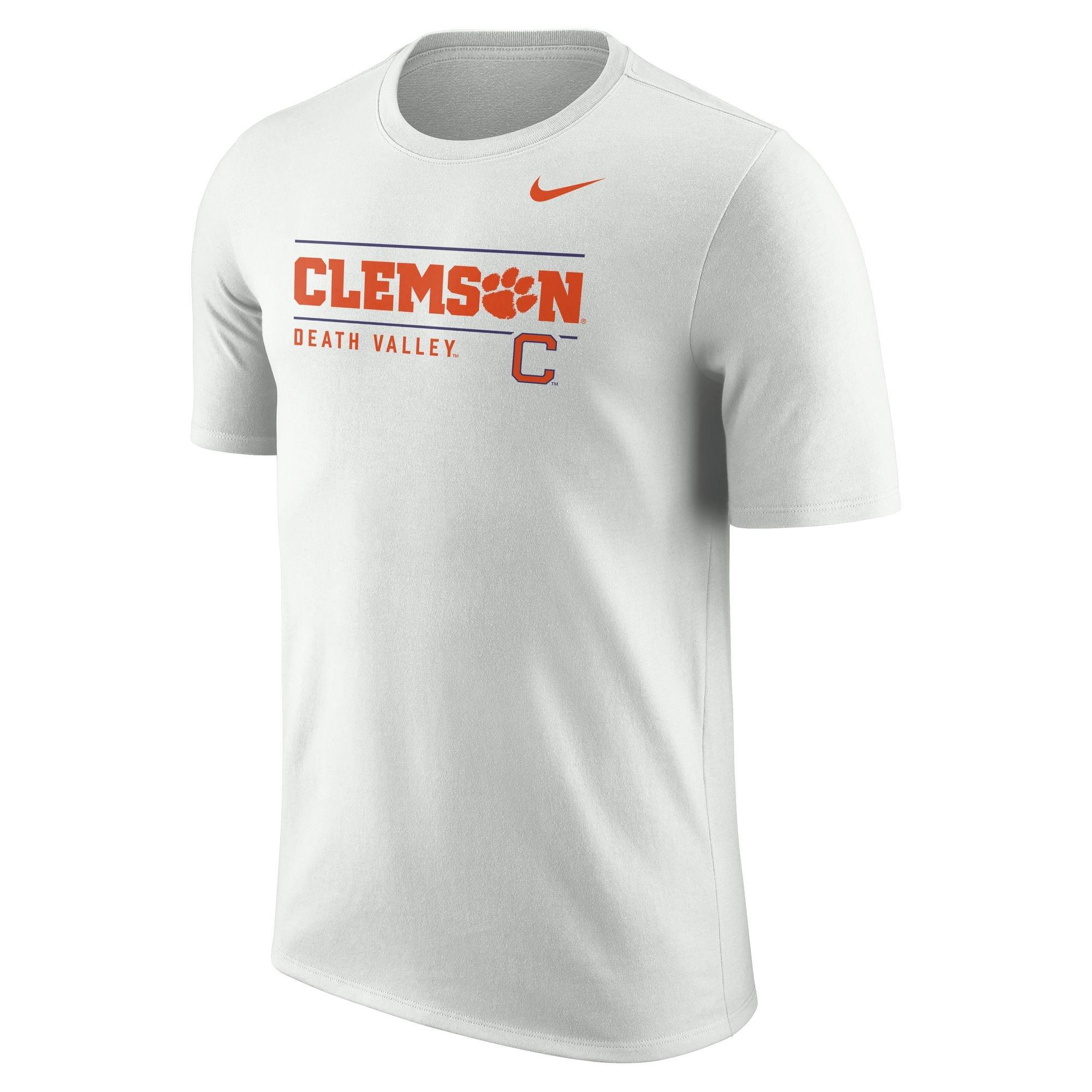 Nike Men's Clemson Tigers Gridiron Football Short Sleeve Tee - GREY Thumbnail View 1