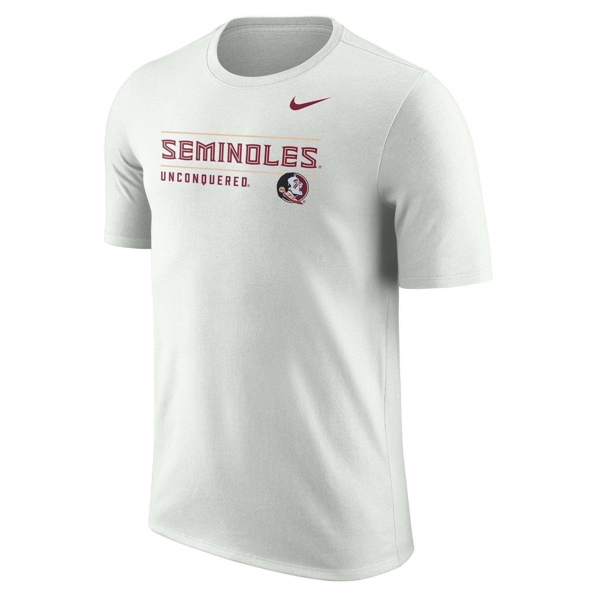 Nike Men's Florida State Seminoles Gridiron Football Short Sleeve Tee - GREY Thumbnail View 1
