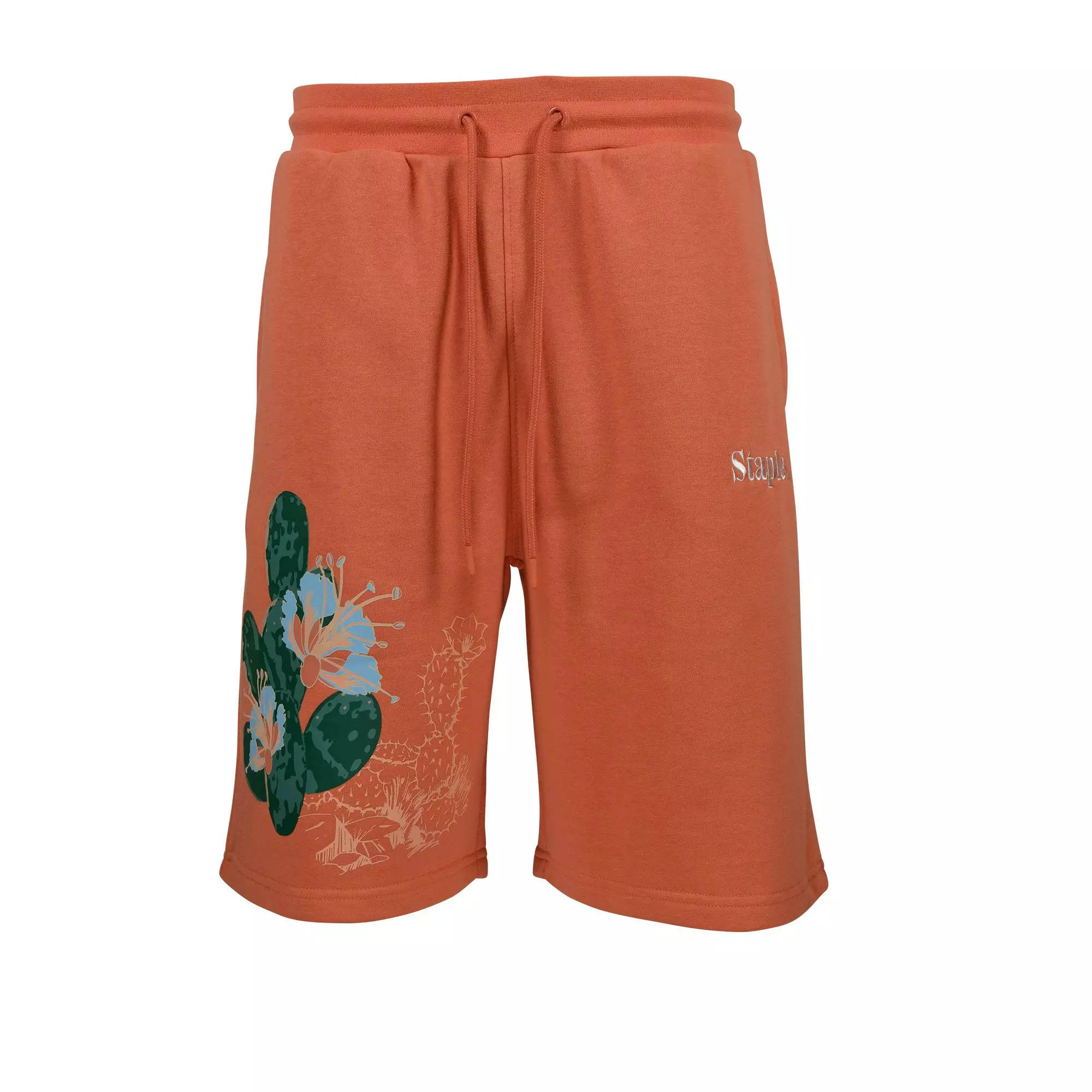 Staple Men's Cactus Sweatshorts - Terracotta - RUST