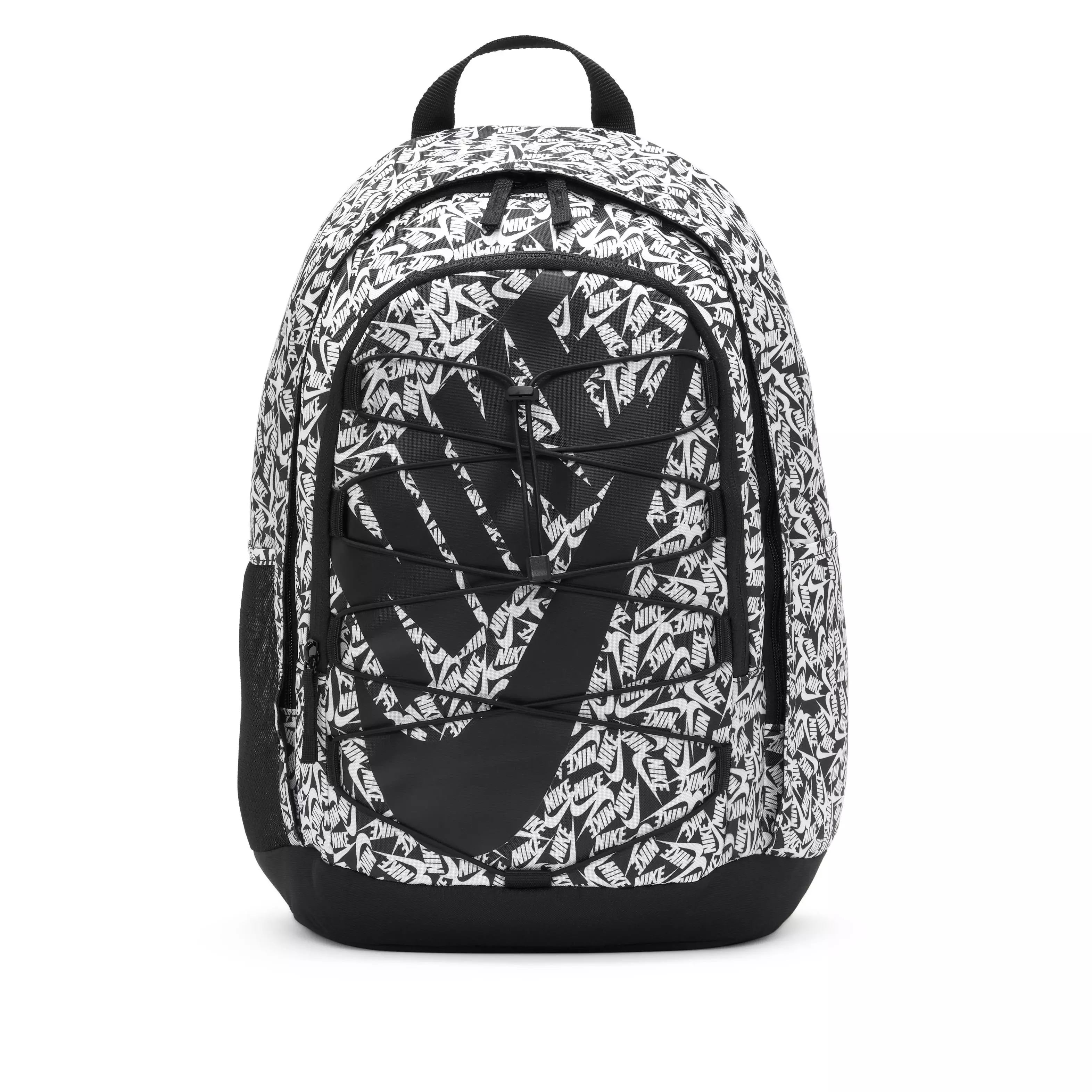 Nike Hayward All Over Print Backpack-White/Black - WHITE/BLACK