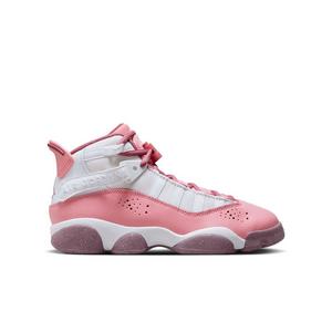 Jordan shoes hotsell pink and white