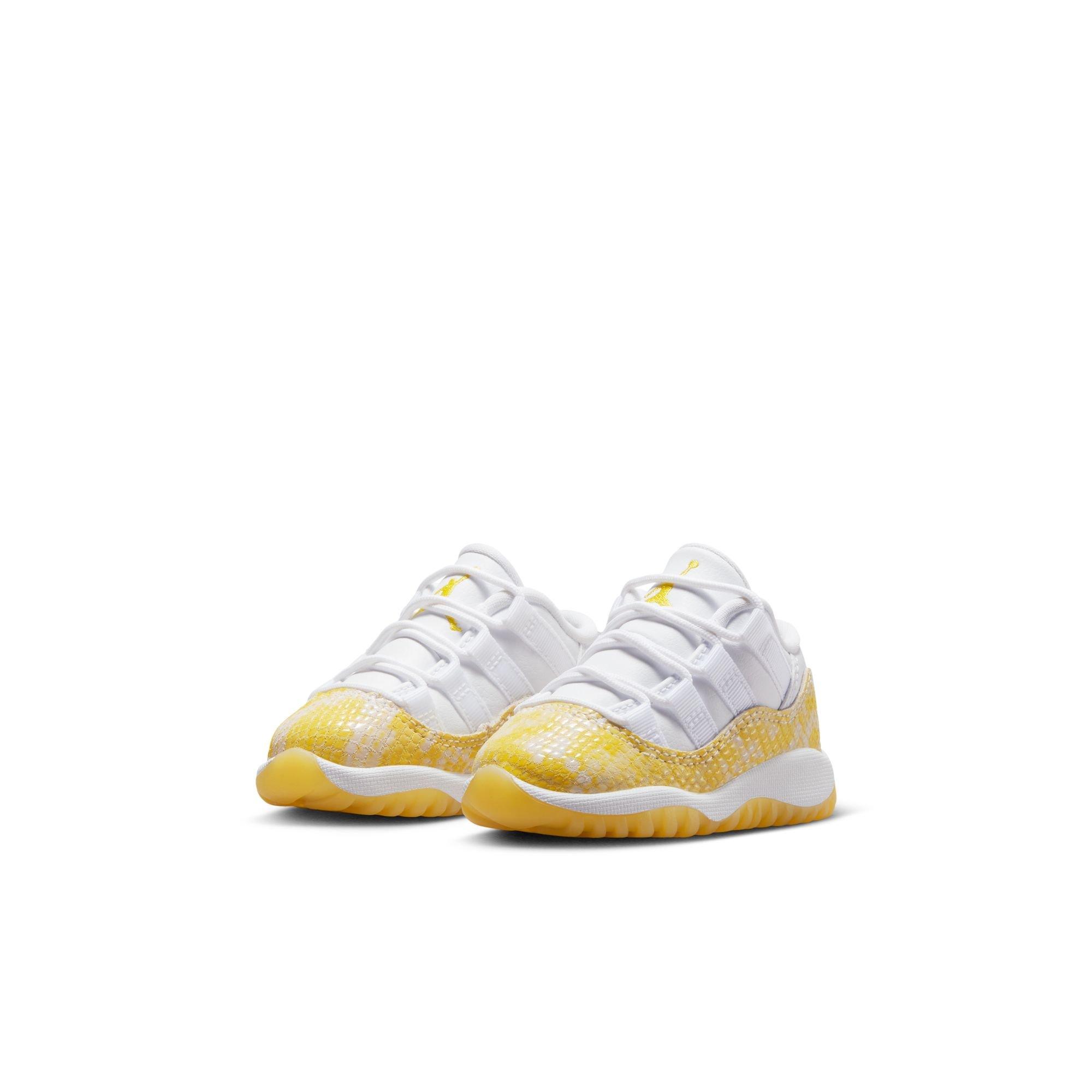 Yellow 11s hot sale