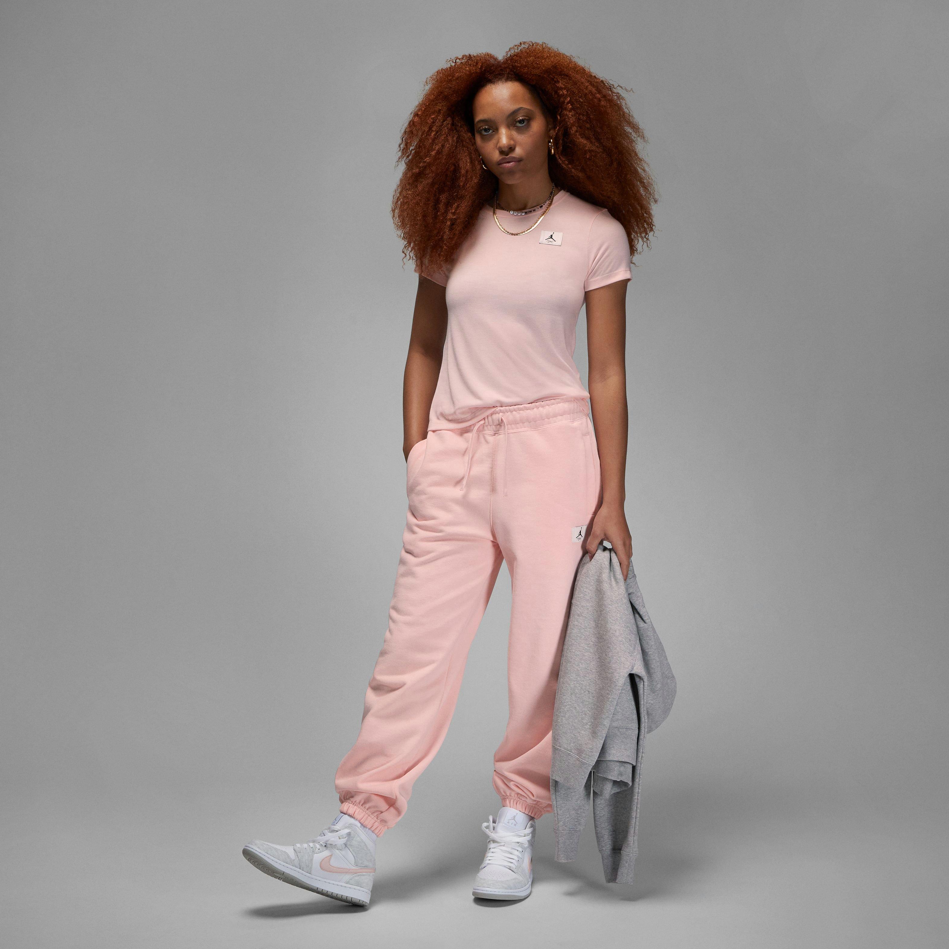 Jordan Women's Slim Tee-Pink - PINK Thumbnail View 5