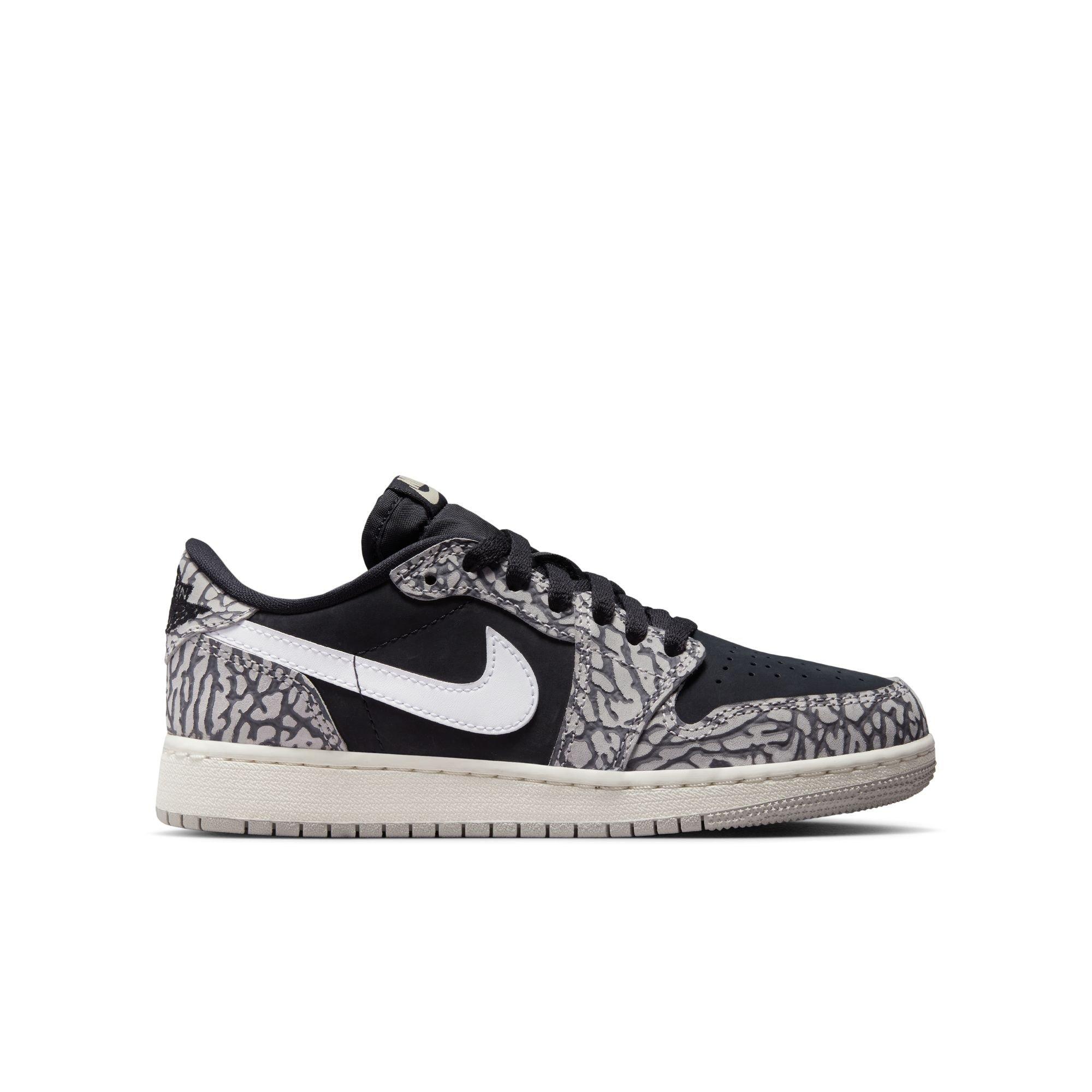 Air Jordan 1 Low OG Elephant Print  Black Cement  Review and On Foot 