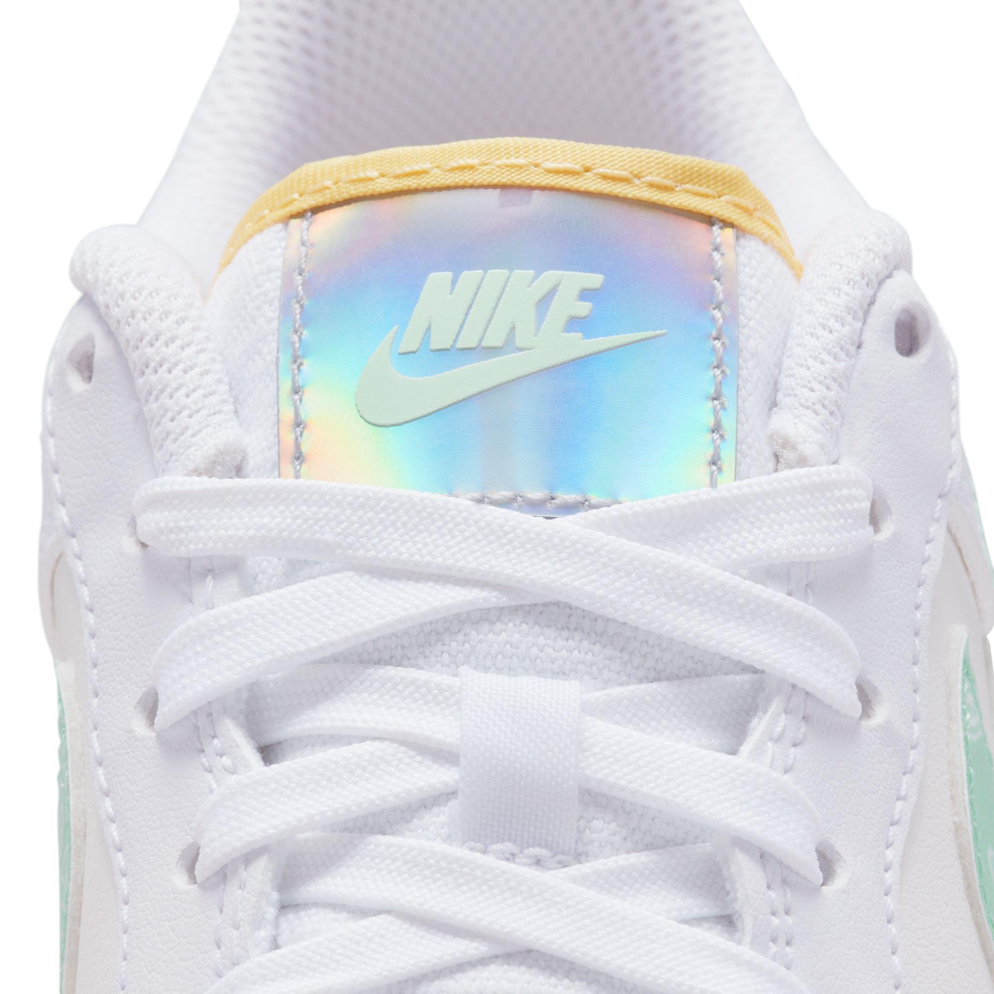 Nike Air Force 1 LV8 Grade School Kids' "White/Mint Foam/Phantom" Shoe
