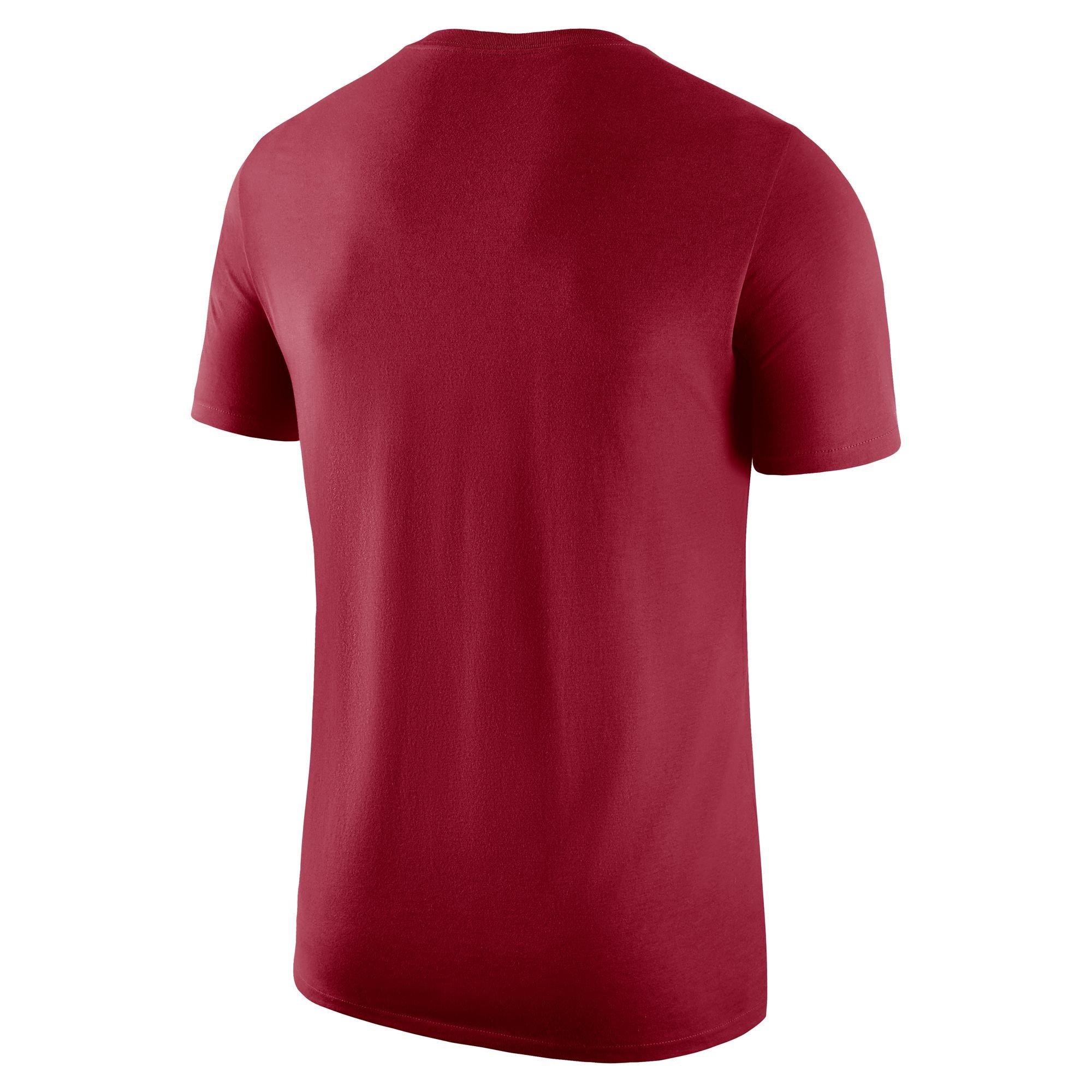Nike Men's Alabama Crimson Tide Dri-Fit Football Team Issue Tee - CRIMSON Thumbnail View 2