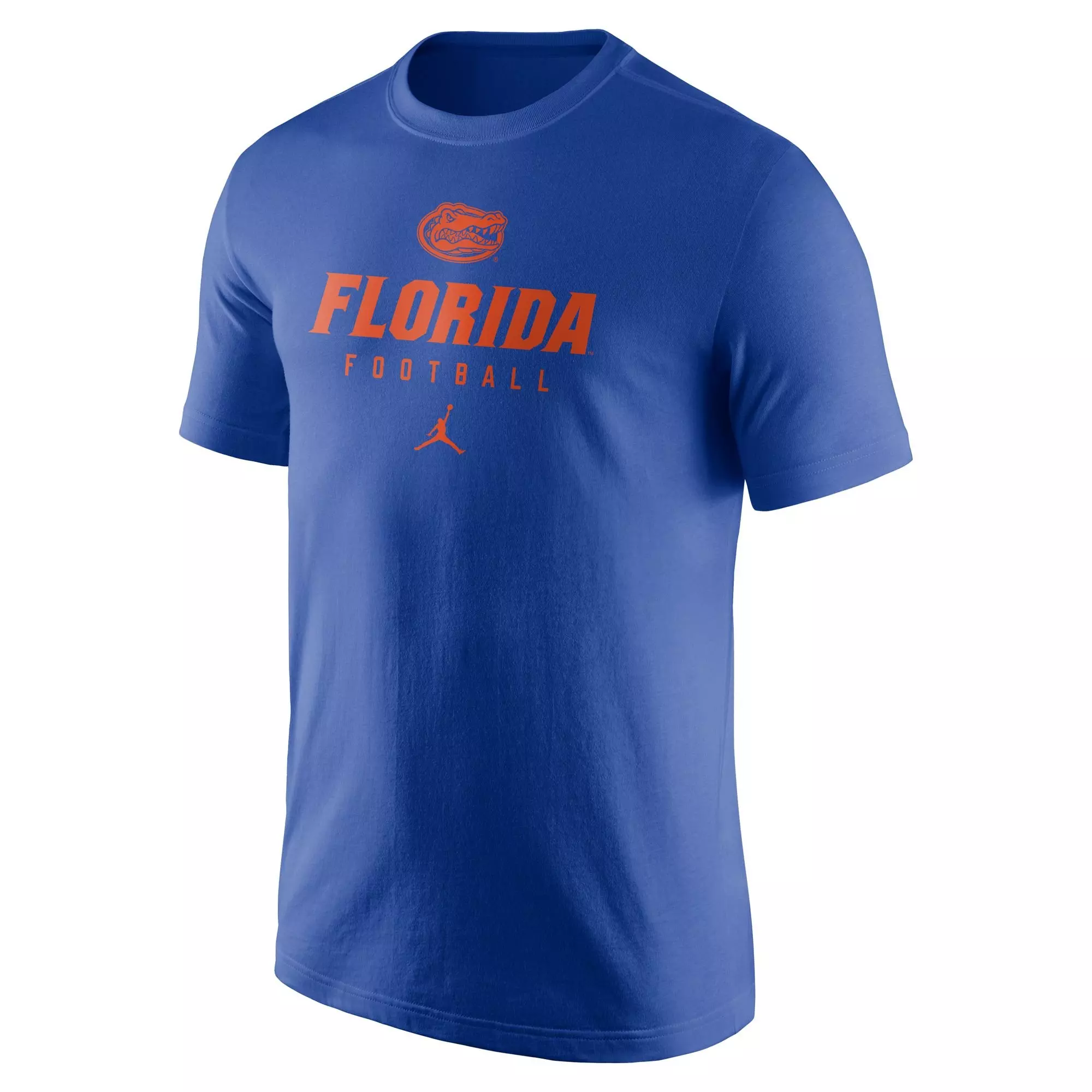 Jordan Men's Florida Gators Dri-Fit Football Team Issue Tee - ROYAL