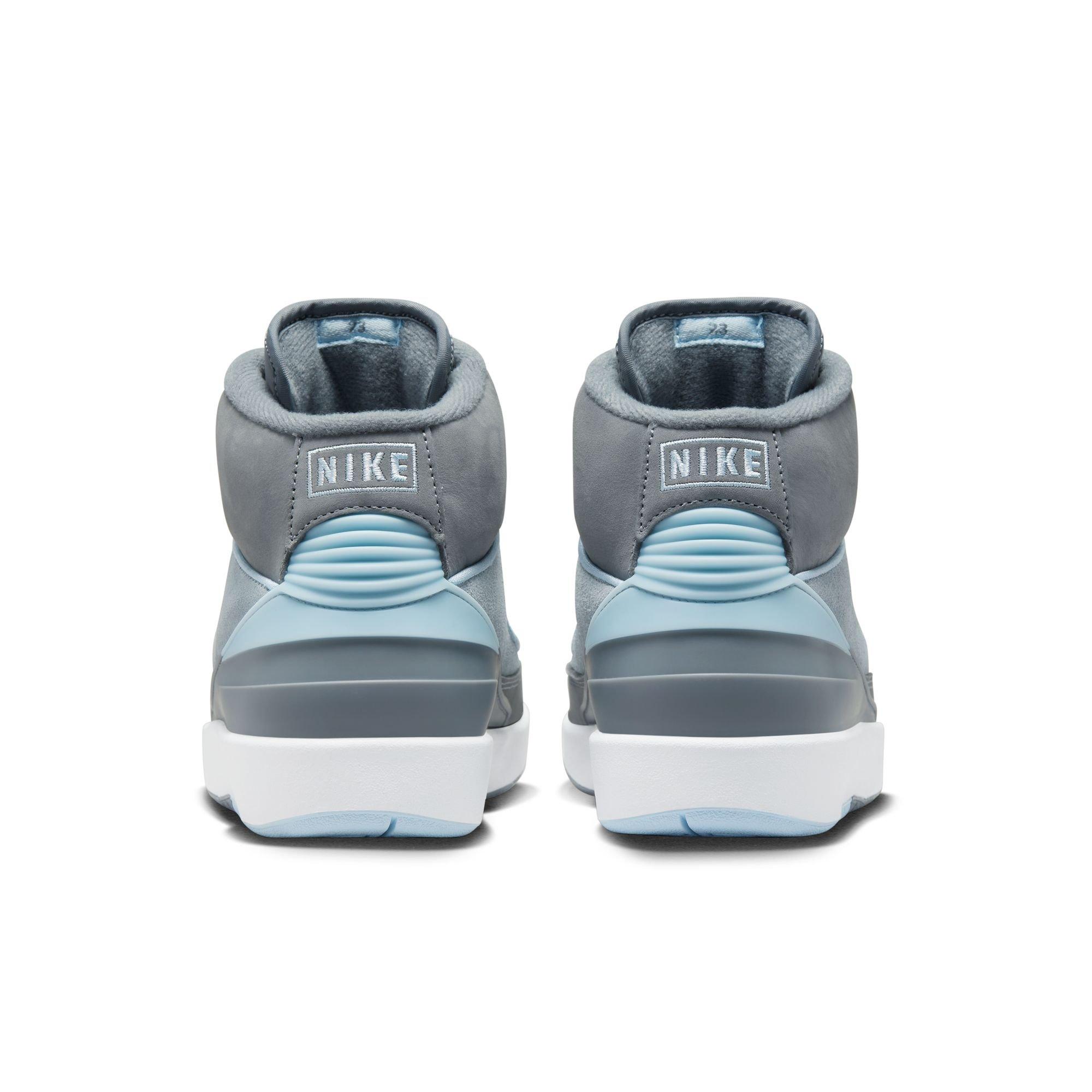Jordan 2 Retro "Cool Grey" Women's Shoe - Cool Grey/Ice Blue/White Thumbnail View 9