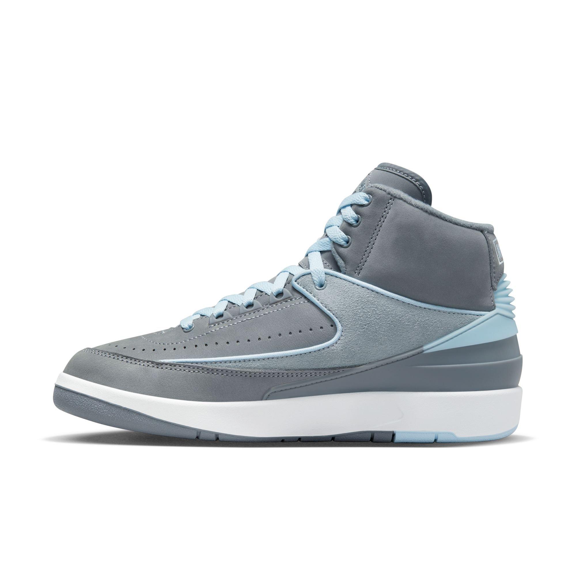 Jordan 2 Retro "Cool Grey" Women's Shoe - Cool Grey/Ice Blue/White Thumbnail View 8