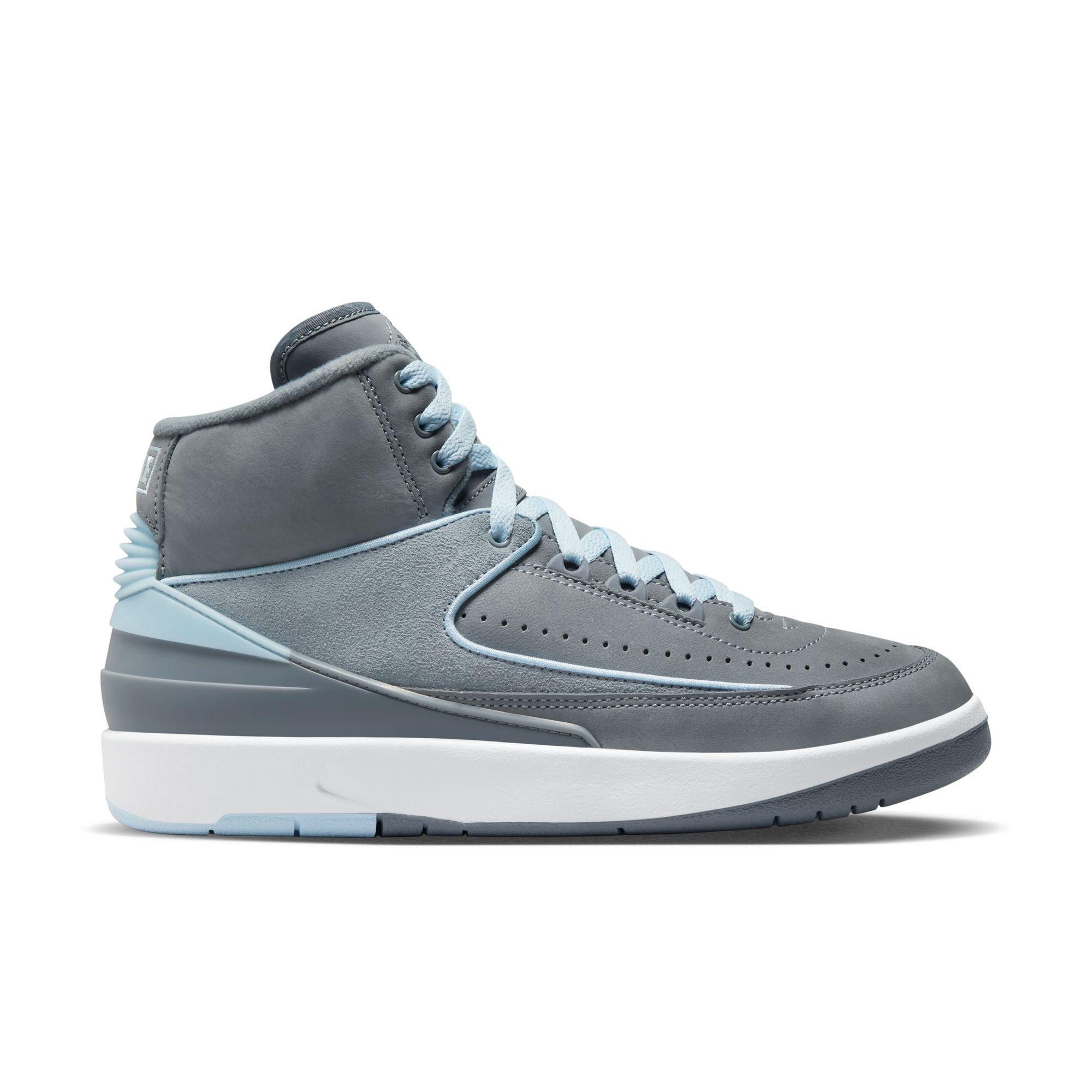 Jordan 2 Retro "Cool Grey" Women's Shoe - Cool Grey/Ice Blue/White Thumbnail View 1