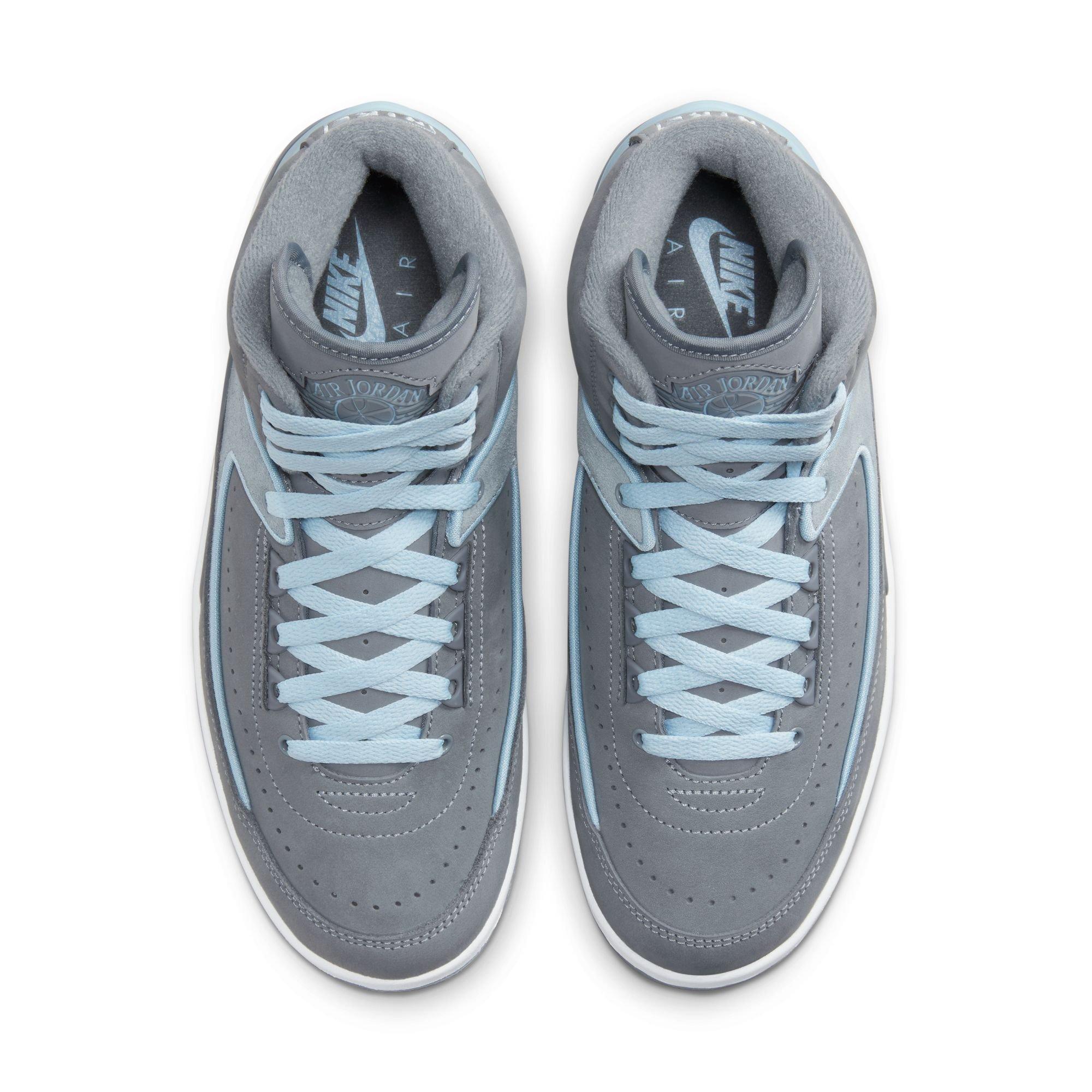 Jordan 2 Retro "Cool Grey" Women's Shoe - Cool Grey/Ice Blue/White Thumbnail View 10