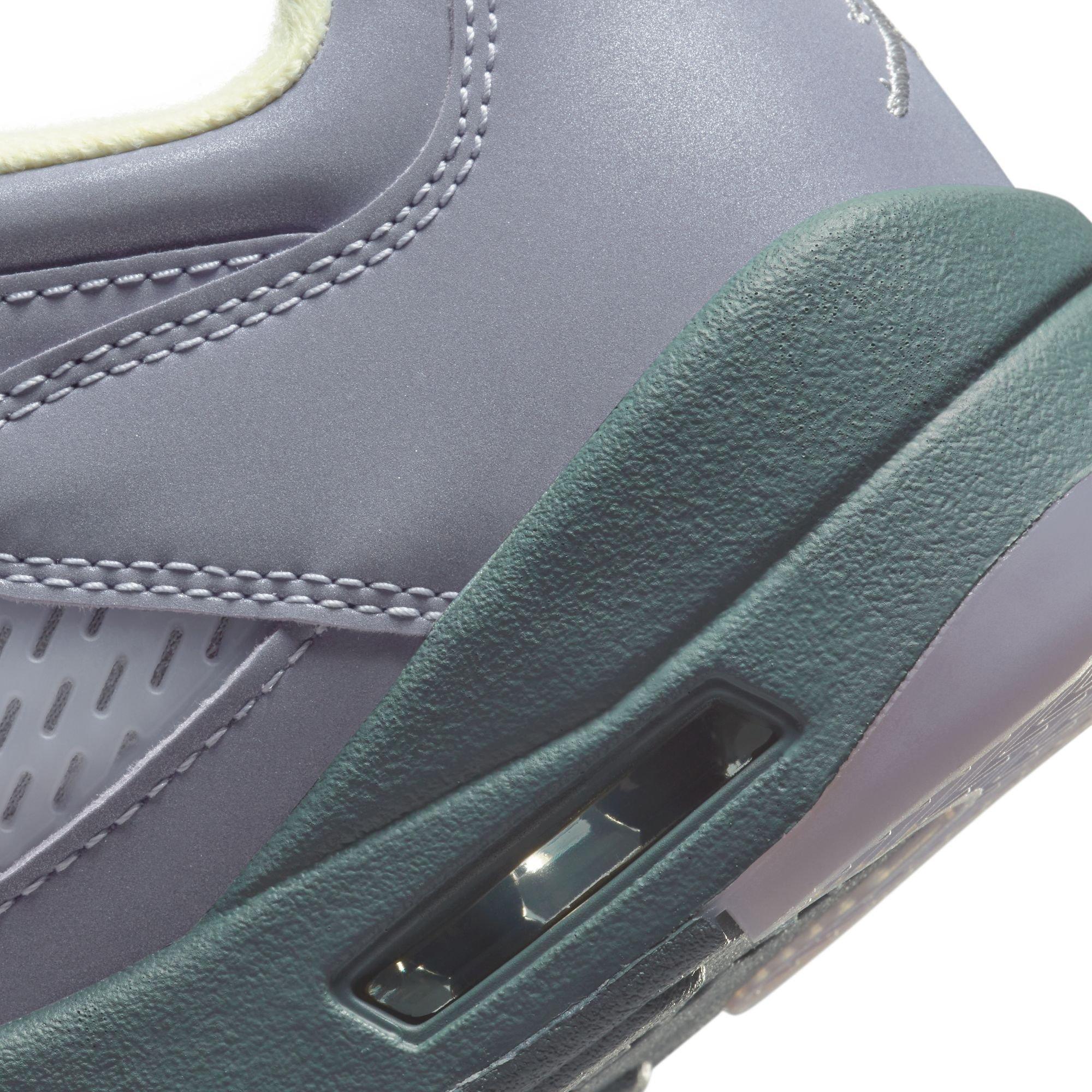 Jordan 5 Retro Low "Indigo Haze" Women's Shoe - Indigo Haze/Fire Red/Metallic Silver Thumbnail View 4