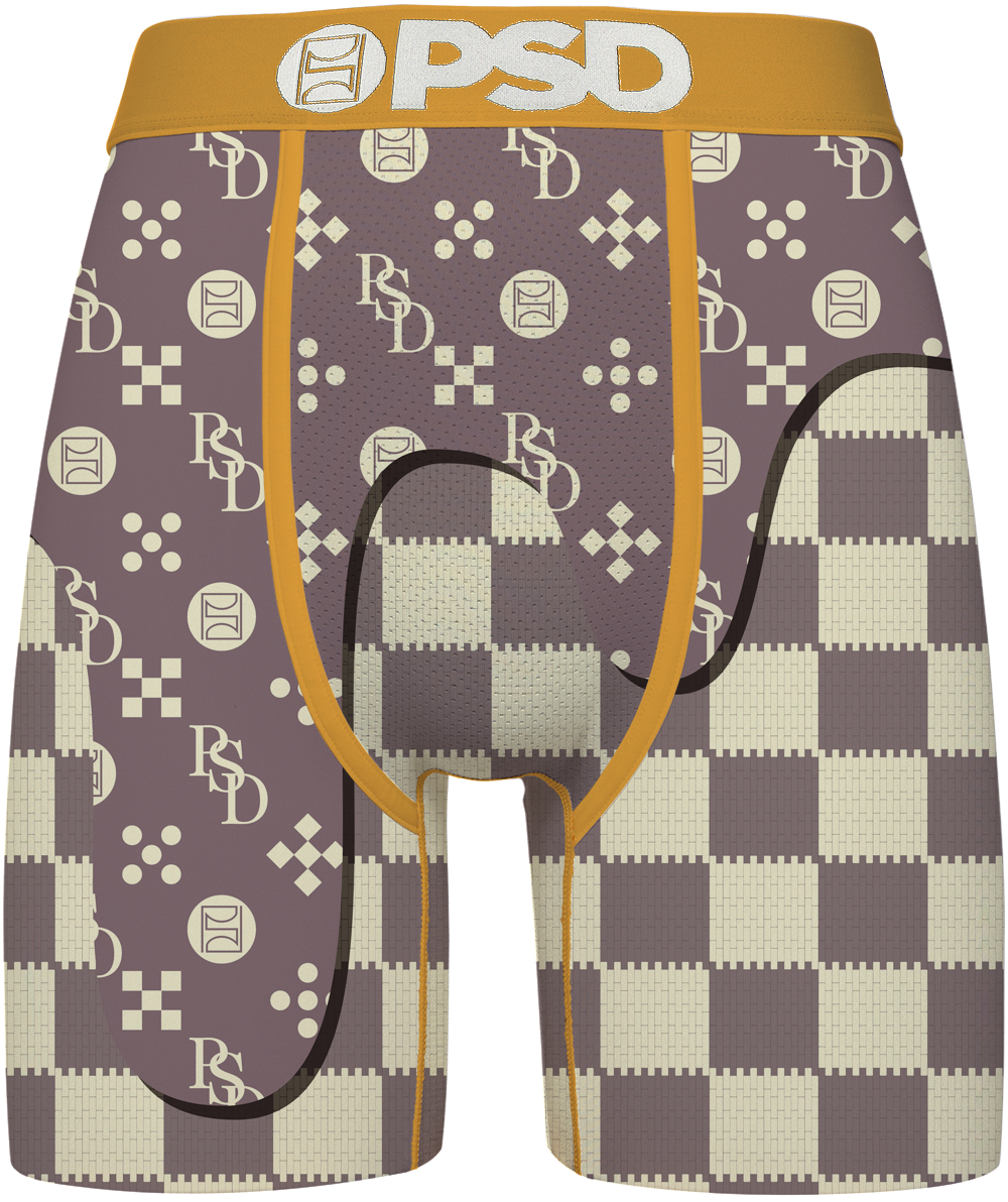 PSD Men's Luxe Taupe Drip Underwear - Hibbett