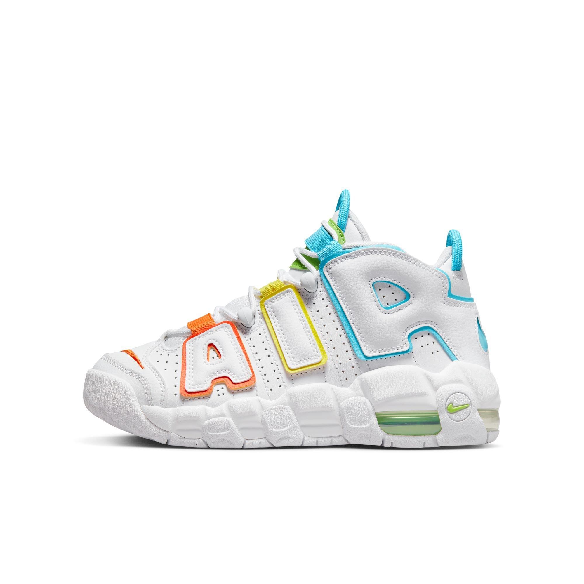 nike air uptempo white on white