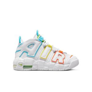 Nike Air More Uptempo White/Midnight Navy Grade School Boys' Shoe -  Hibbett