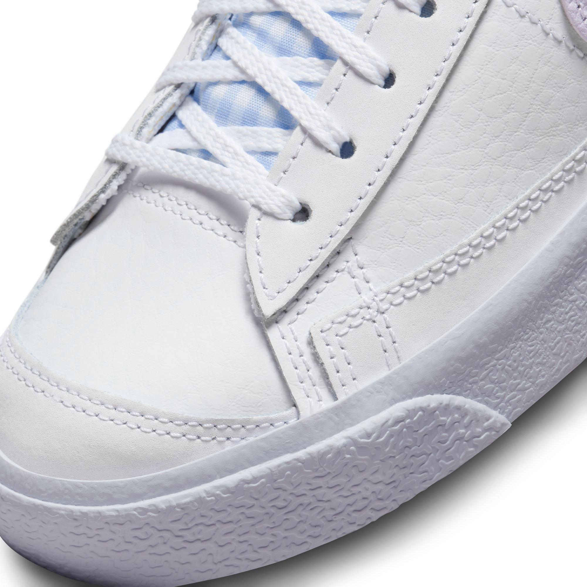Nike Blazer Mid Grade School Girls' "White/Oxygen Purple/Coconut Milk" Shoe