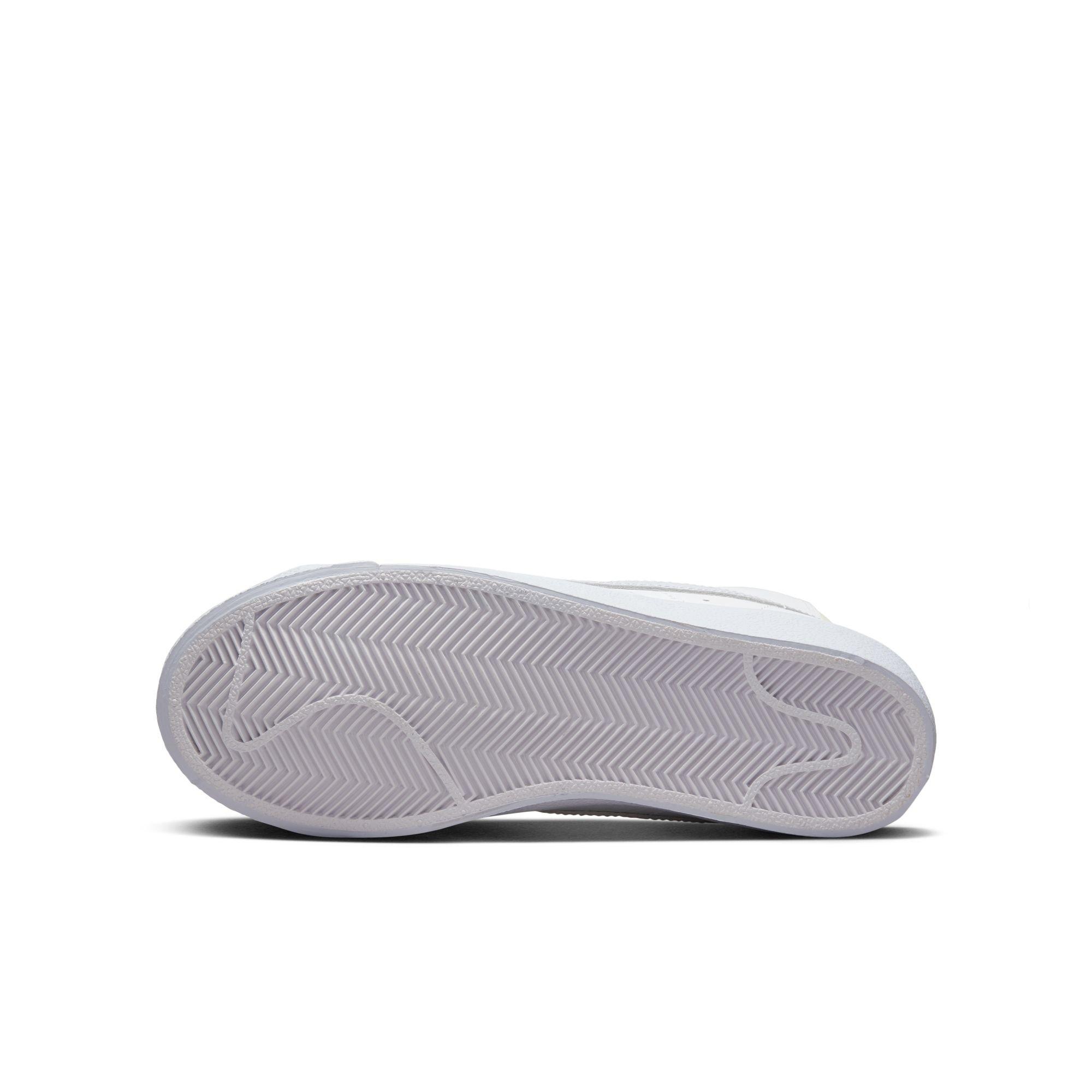 Nike Blazer Mid Grade School Girls' "White/Oxygen Purple/Coconut Milk" Shoe