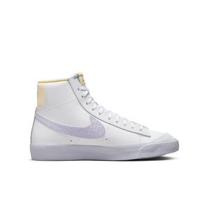 Nike Blazer Mid "White/Oxygen Purple/Coconut Milk" Grade School Girls' Shoe