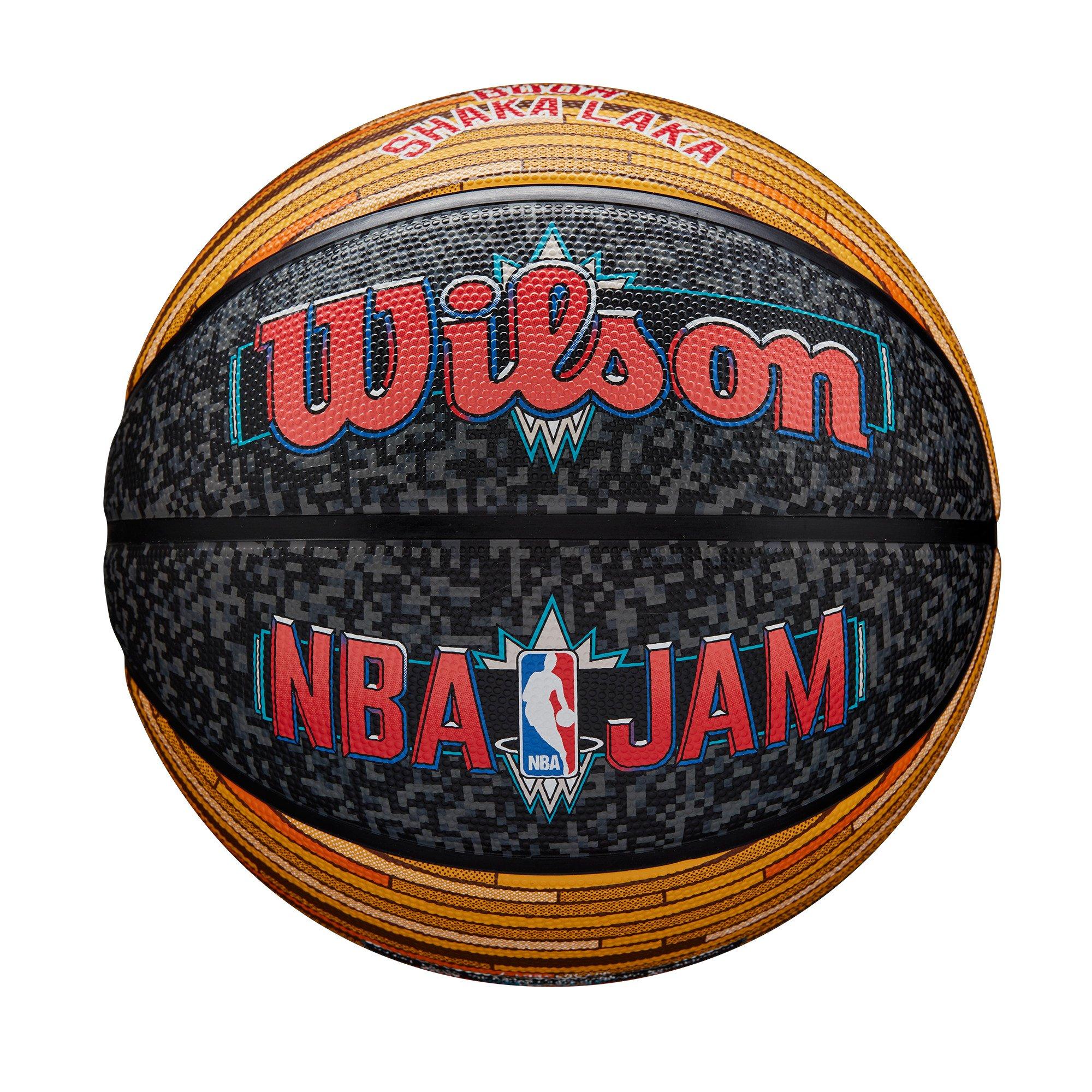 Wilson NBA Jam 29.5" Outdoor Basketball - BLACK/TAN Thumbnail View 1