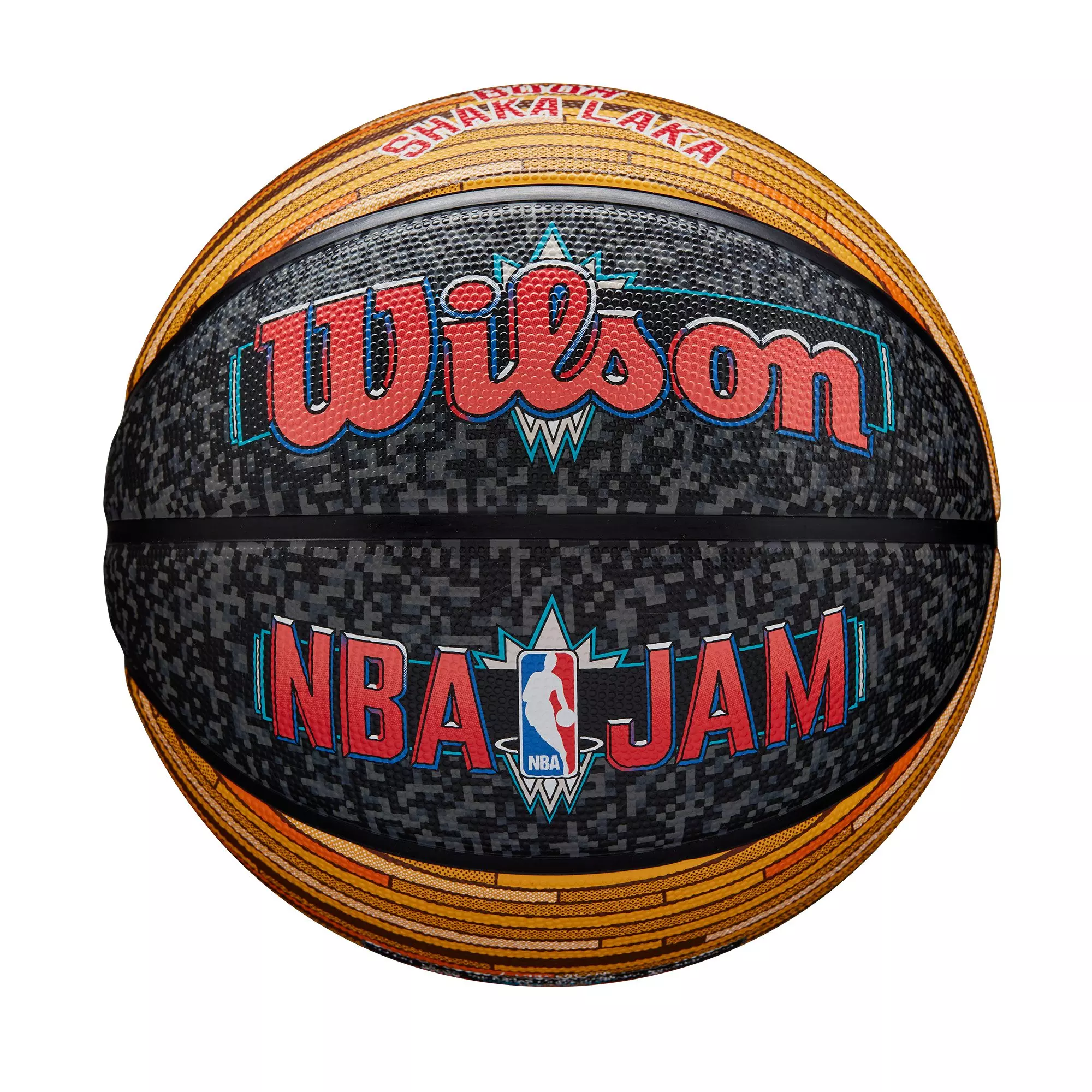 Wilson NBA Jam 29.5" Outdoor Basketball - BLACK/TAN