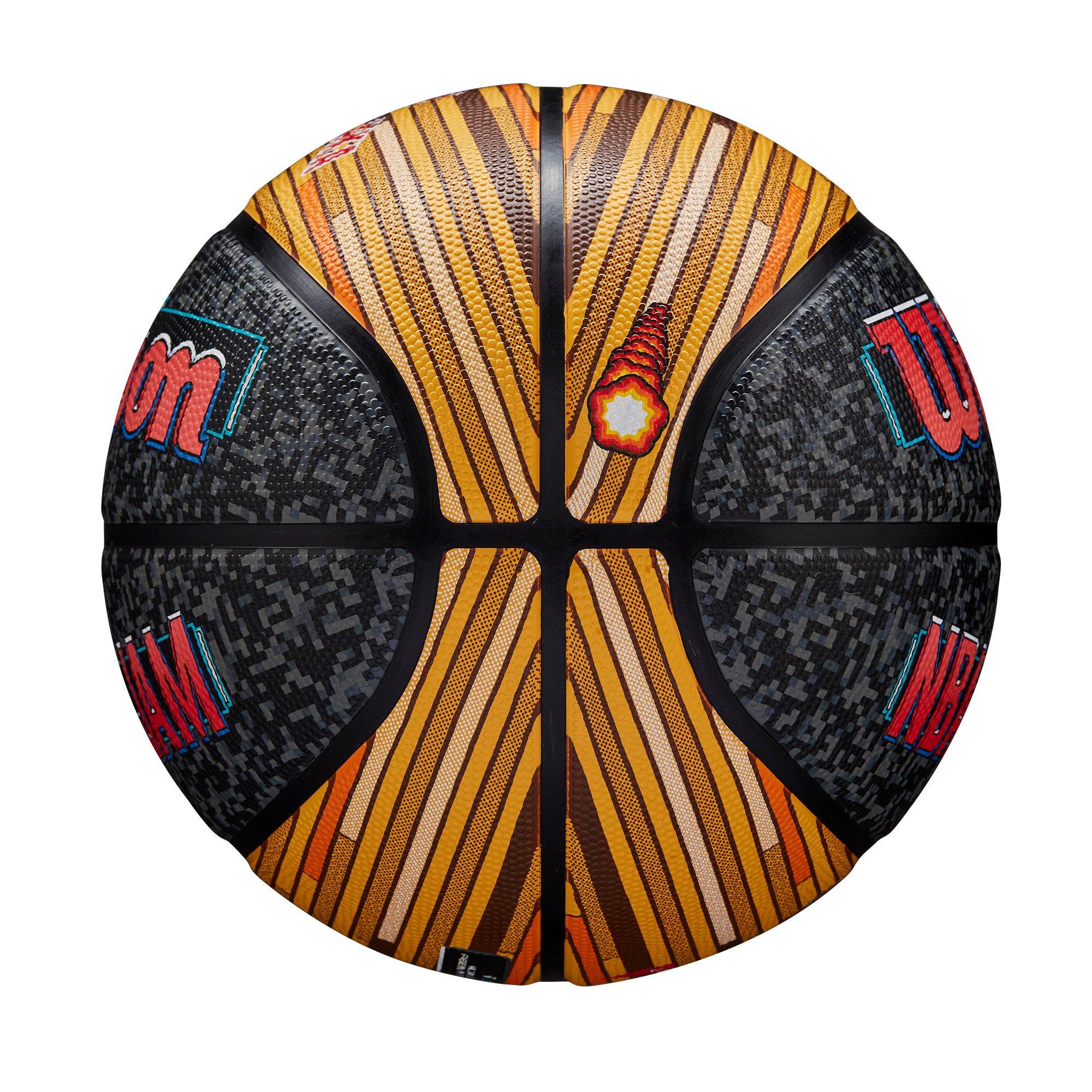 Wilson NBA Jam 29.5" Outdoor Basketball - BLACK/TAN Thumbnail View 5