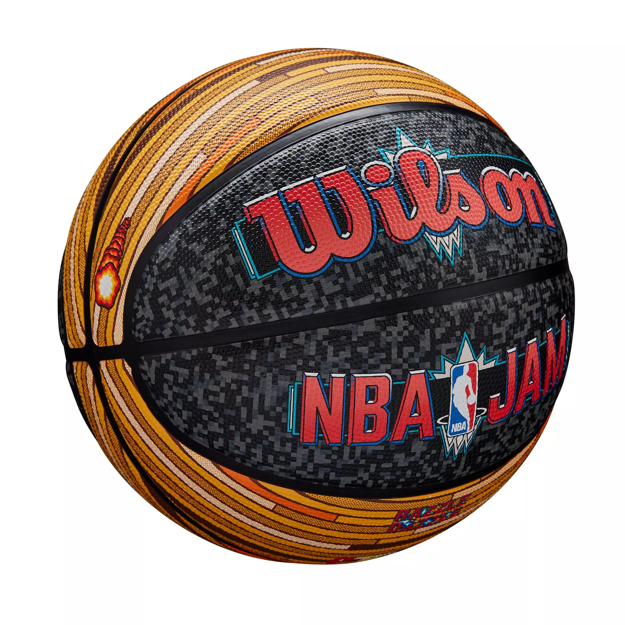 Wilson NBA Jam 29.5" Outdoor Basketball - BLACK/TAN