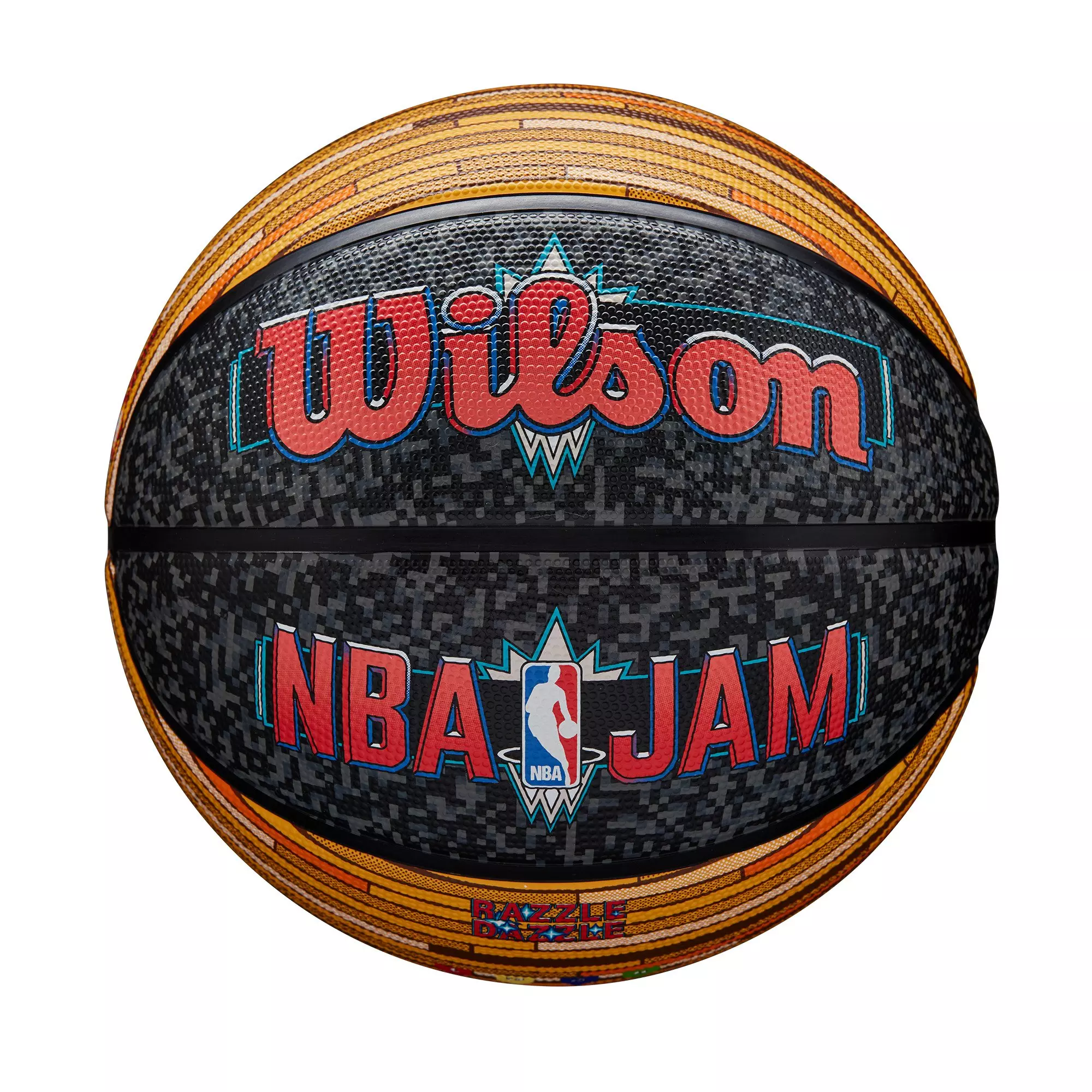 Wilson NBA Jam 29.5" Outdoor Basketball - BLACK/TAN